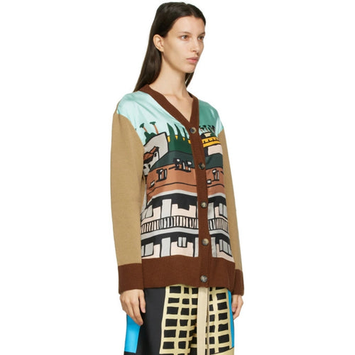 LOEWE PRINTED CARDIGAN