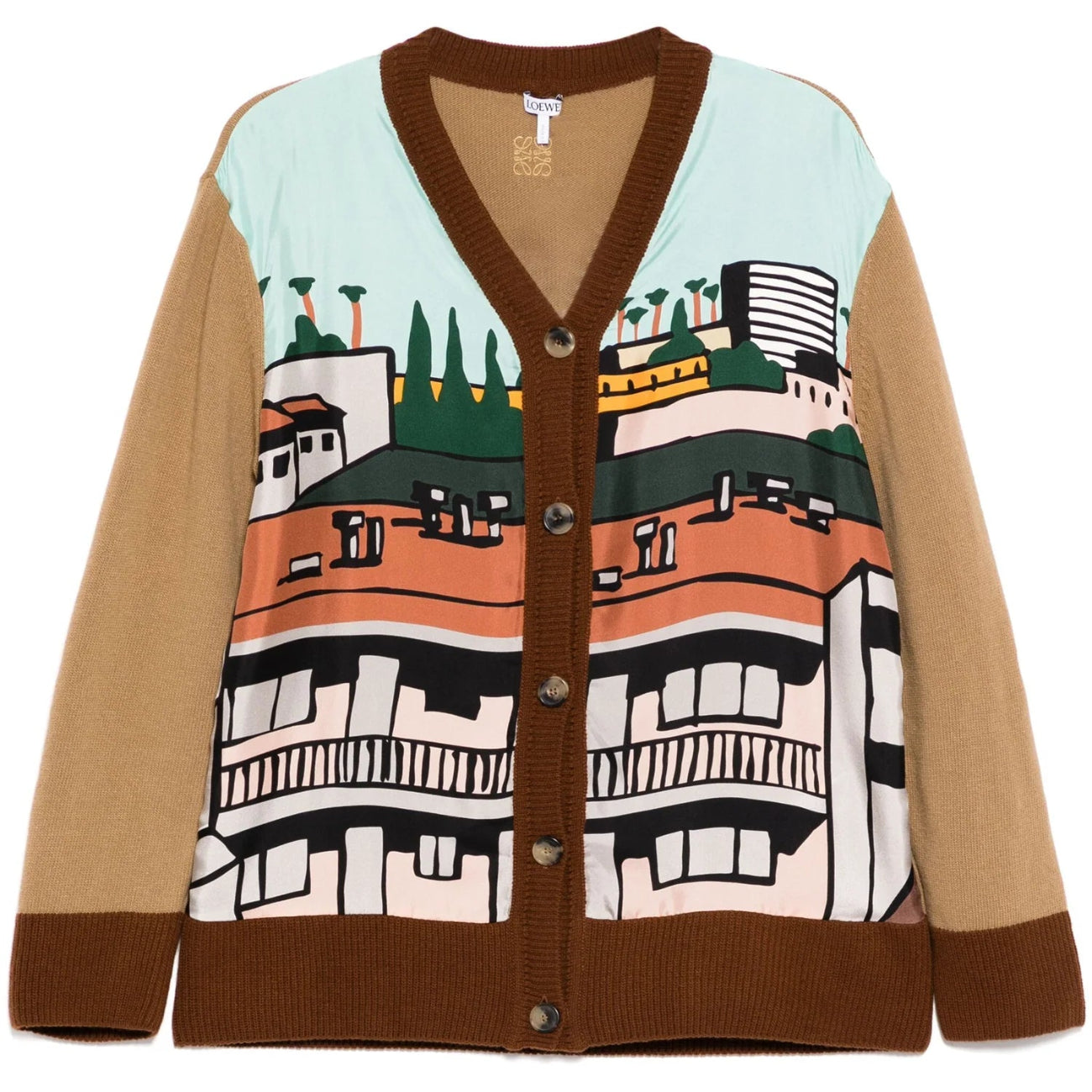 LOEWE PRINTED CARDIGAN