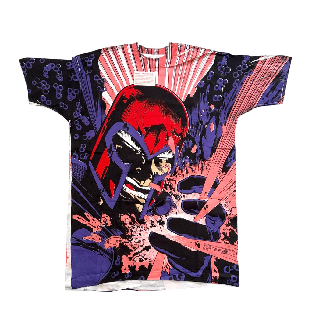 Vintage 90's Magneto Mega Print T-Shirt