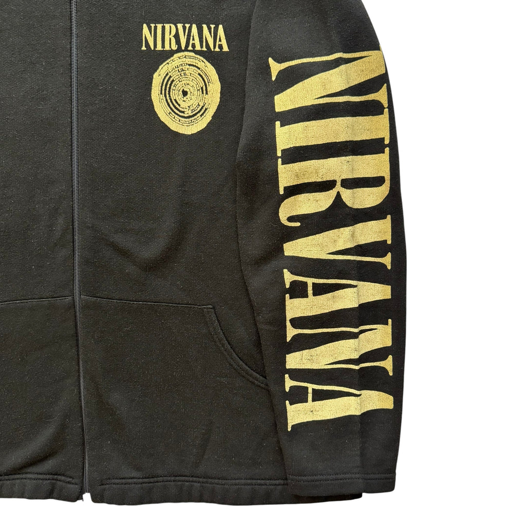 Vintage Nirvana Kurt Cobain Band Full-zip Hoodie
