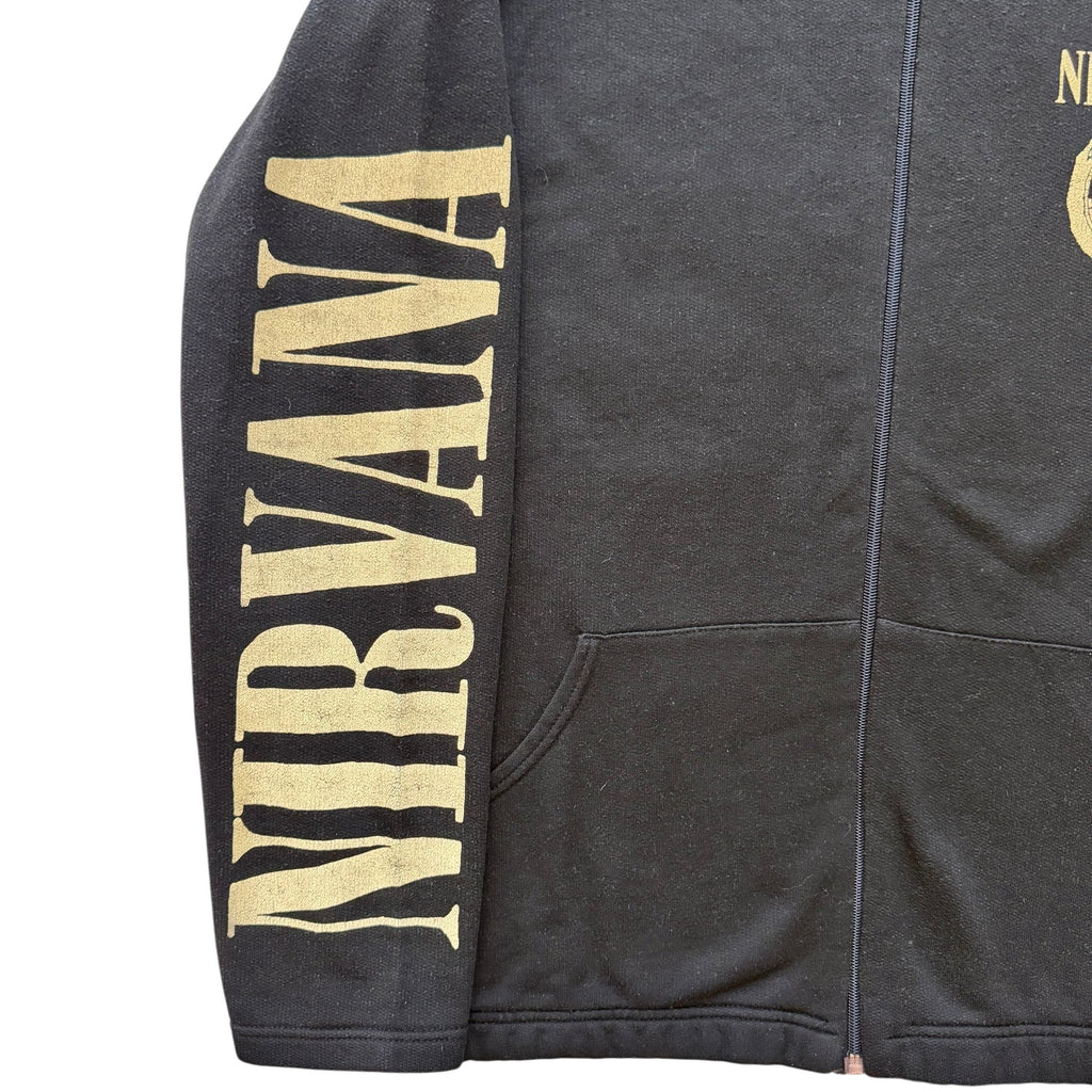 Vintage Nirvana Kurt Cobain Band Full-zip Hoodie