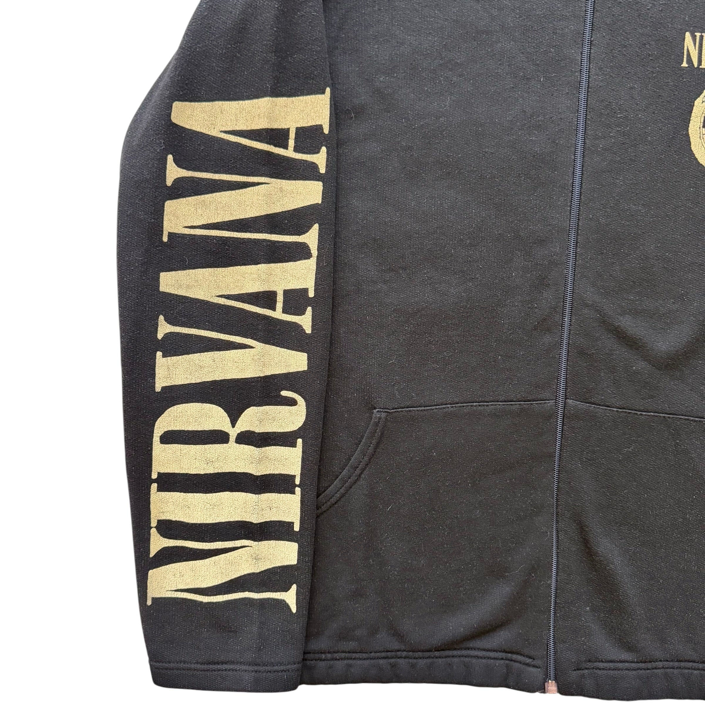 Vintage Nirvana Kurt Cobain Band Full-zip Hoodie