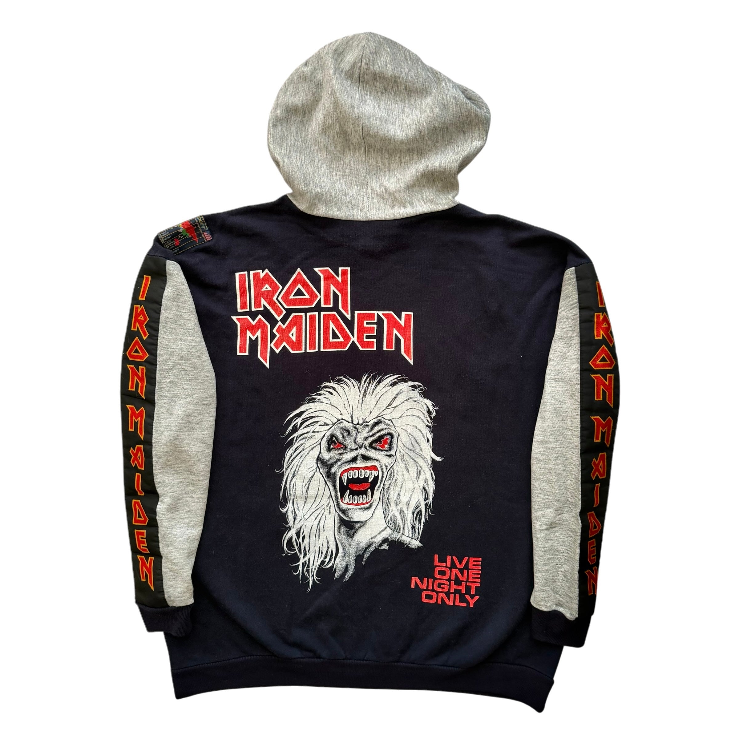 Vintage Iron Maiden 90s Band Hoodie