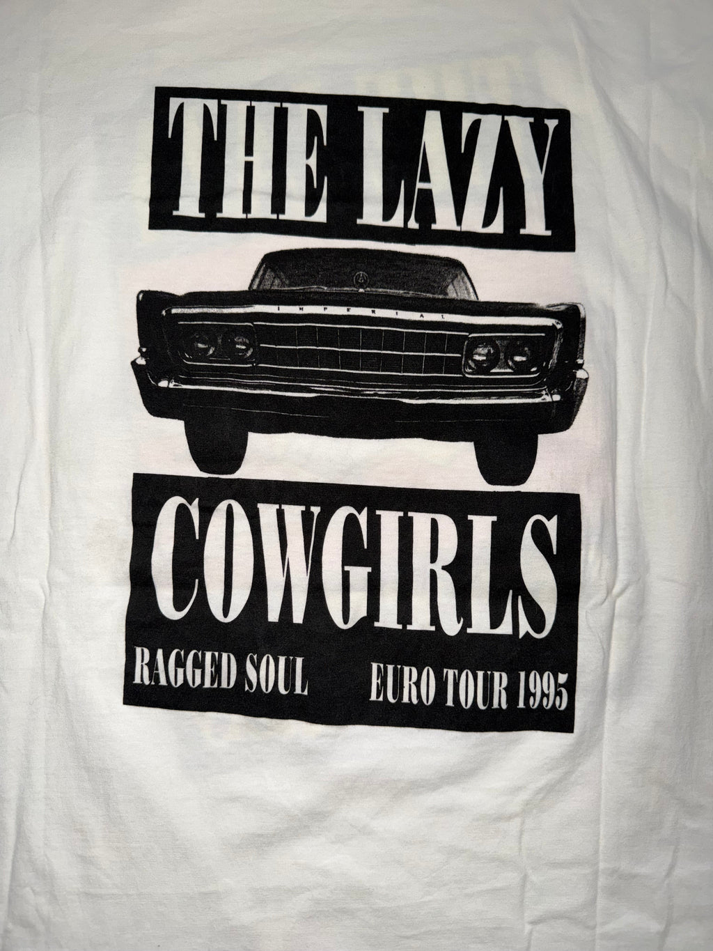 90年代ヴィンテージ「レイジー・カウガールズ」Tシャツ