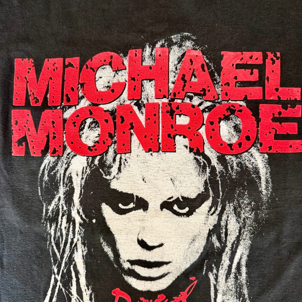 Vintage Michael Monroe "Dead, Jail or Rock ’n’ Roll" 80s Band T-Shirt