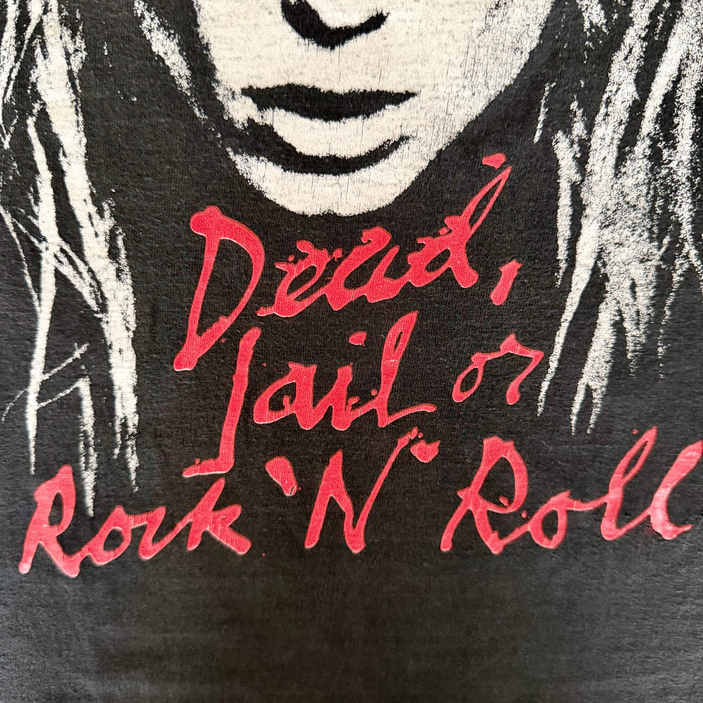 Vintage Michael Monroe "Dead, Jail or Rock ’n’ Roll" 80s Band T-Shirt