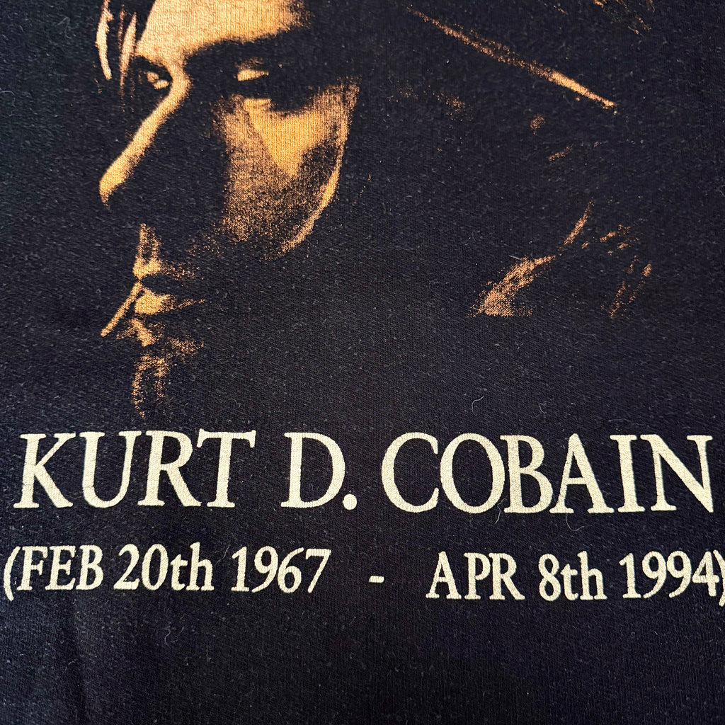 Vintage Nirvana Kurt Cobain Band Full-zip Hoodie
