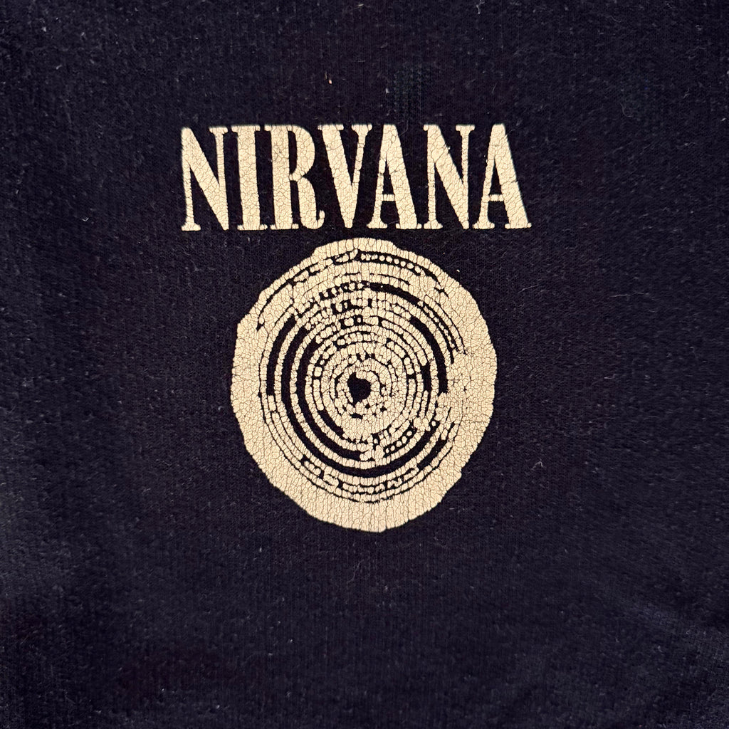 Vintage Nirvana Kurt Cobain Band Full-zip Hoodie