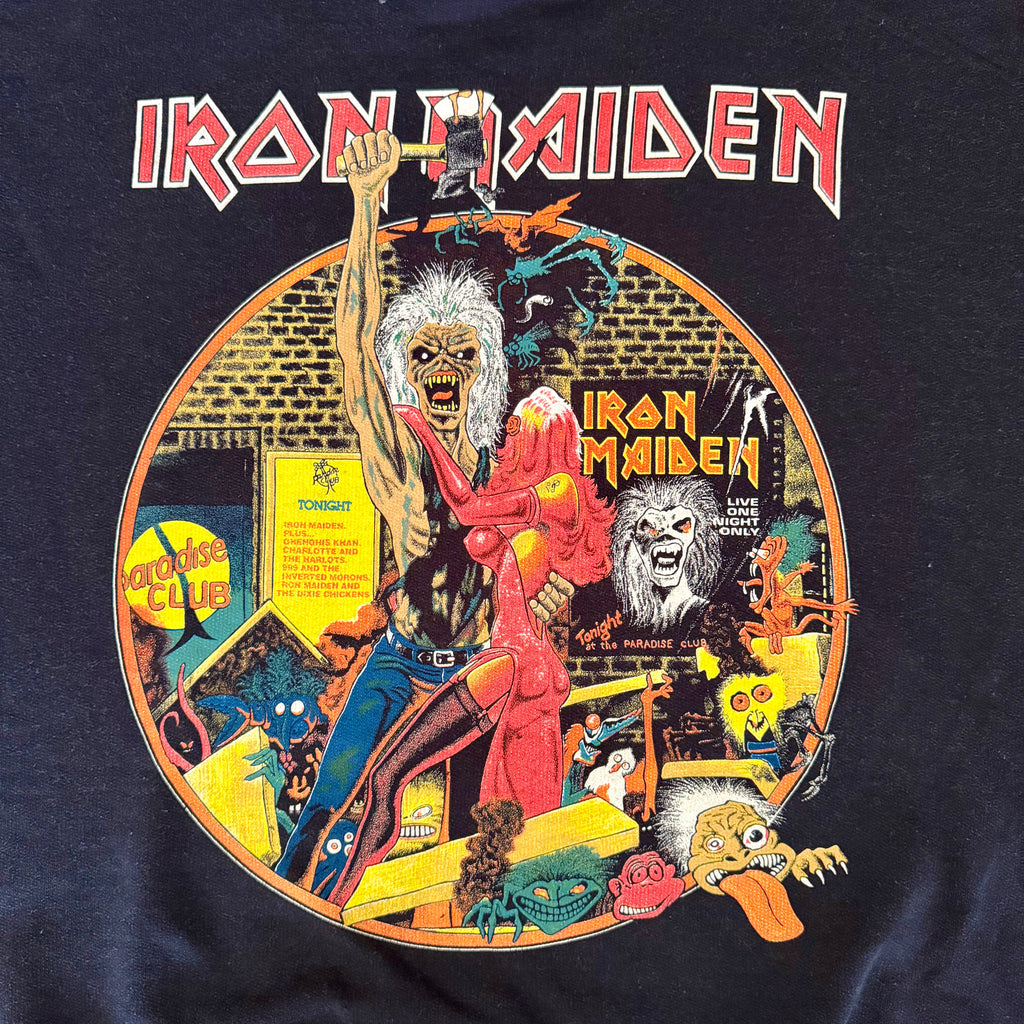 Vintage Iron Maiden 90s Band Hoodie