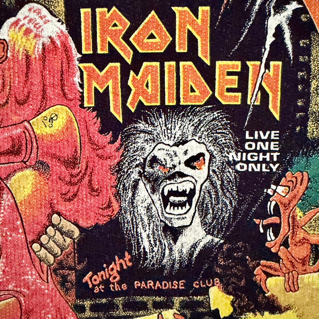 Vintage Iron Maiden 90s Band Hoodie