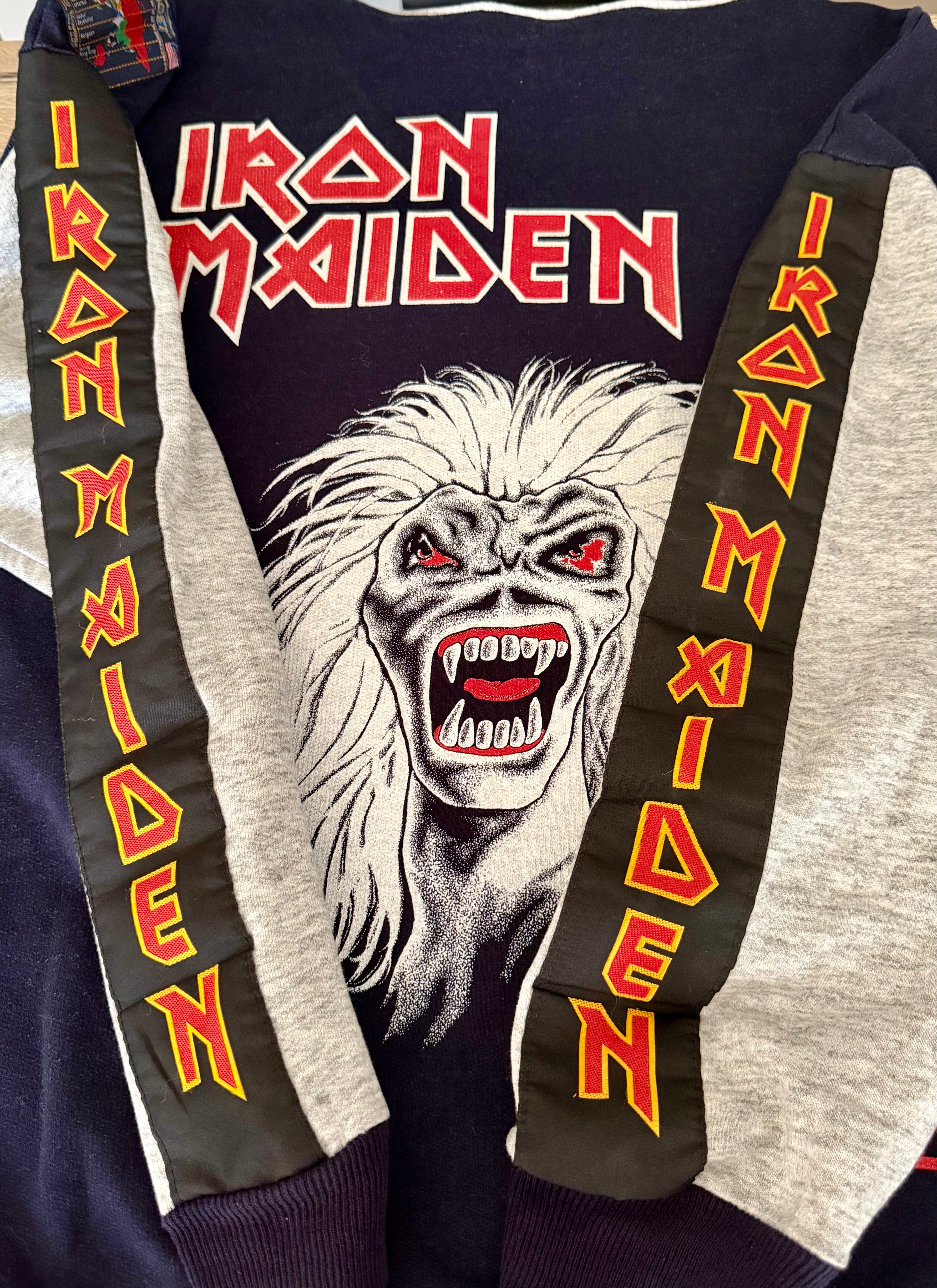 Vintage Iron Maiden 90s Band Hoodie