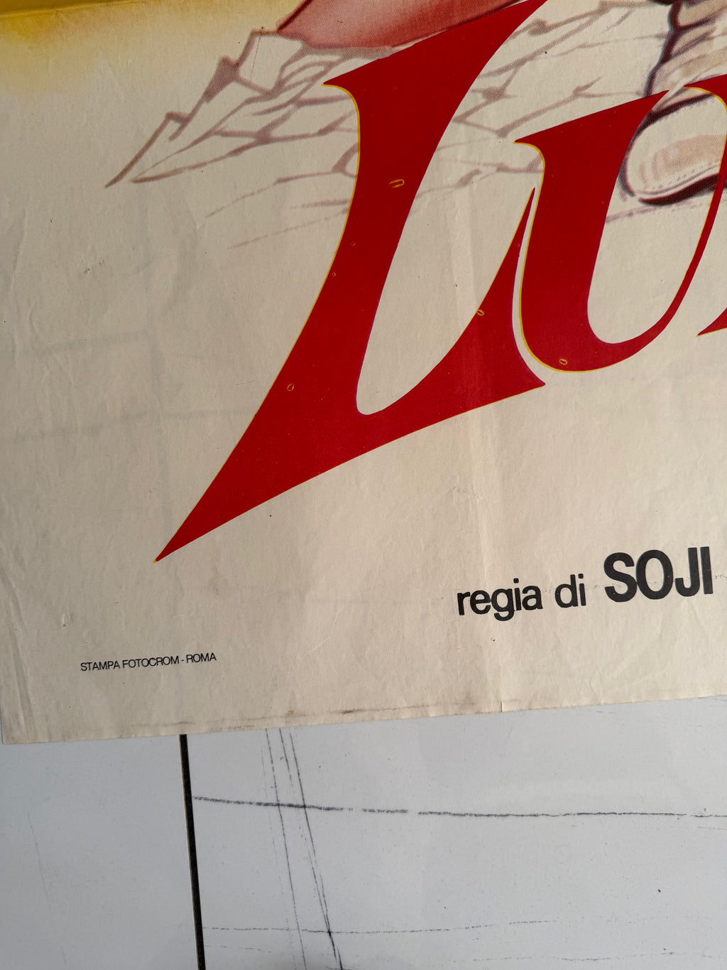 Vintage 1979 Lupin III Poster