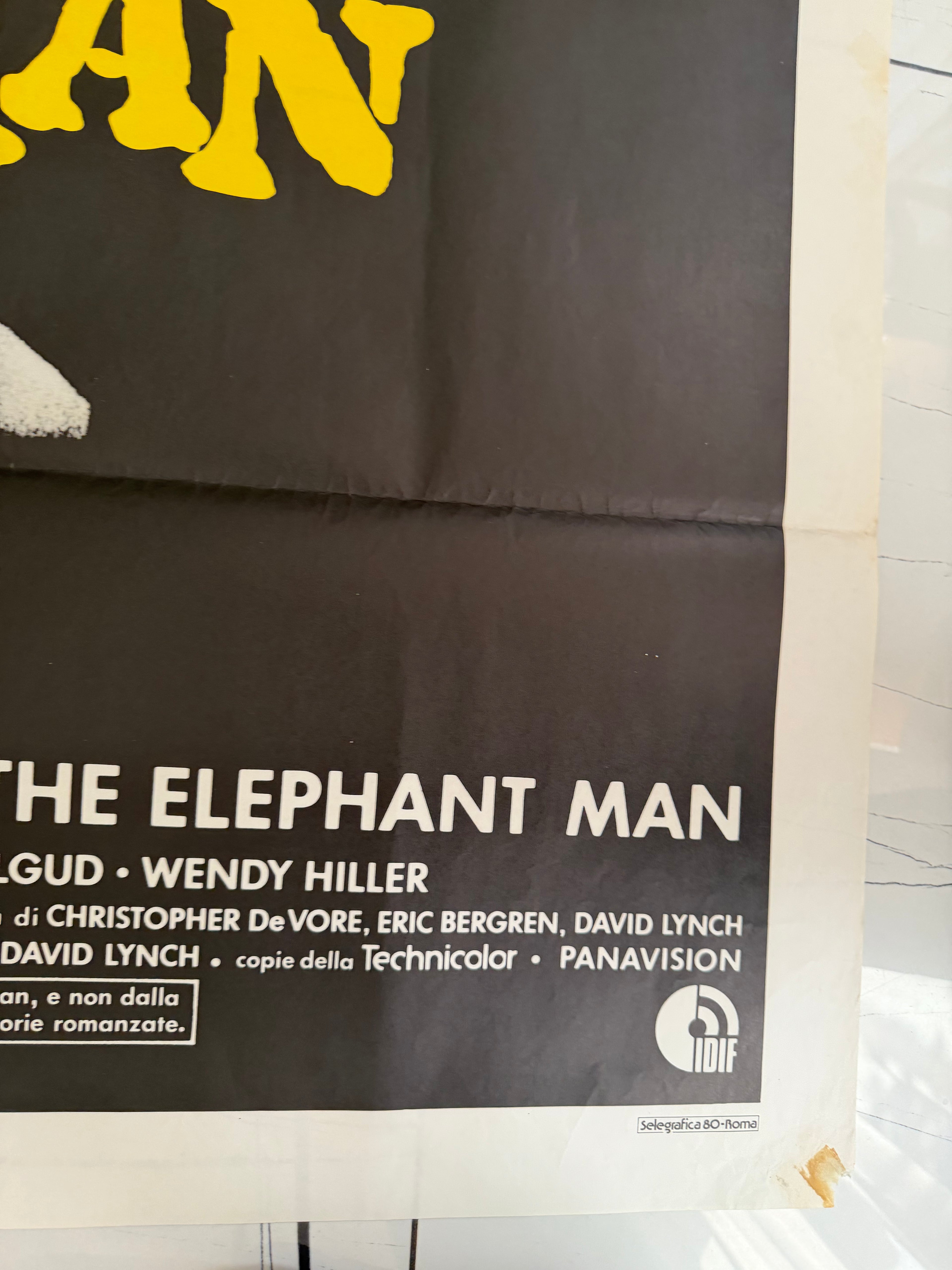 Vintage The Elephant Man Poster