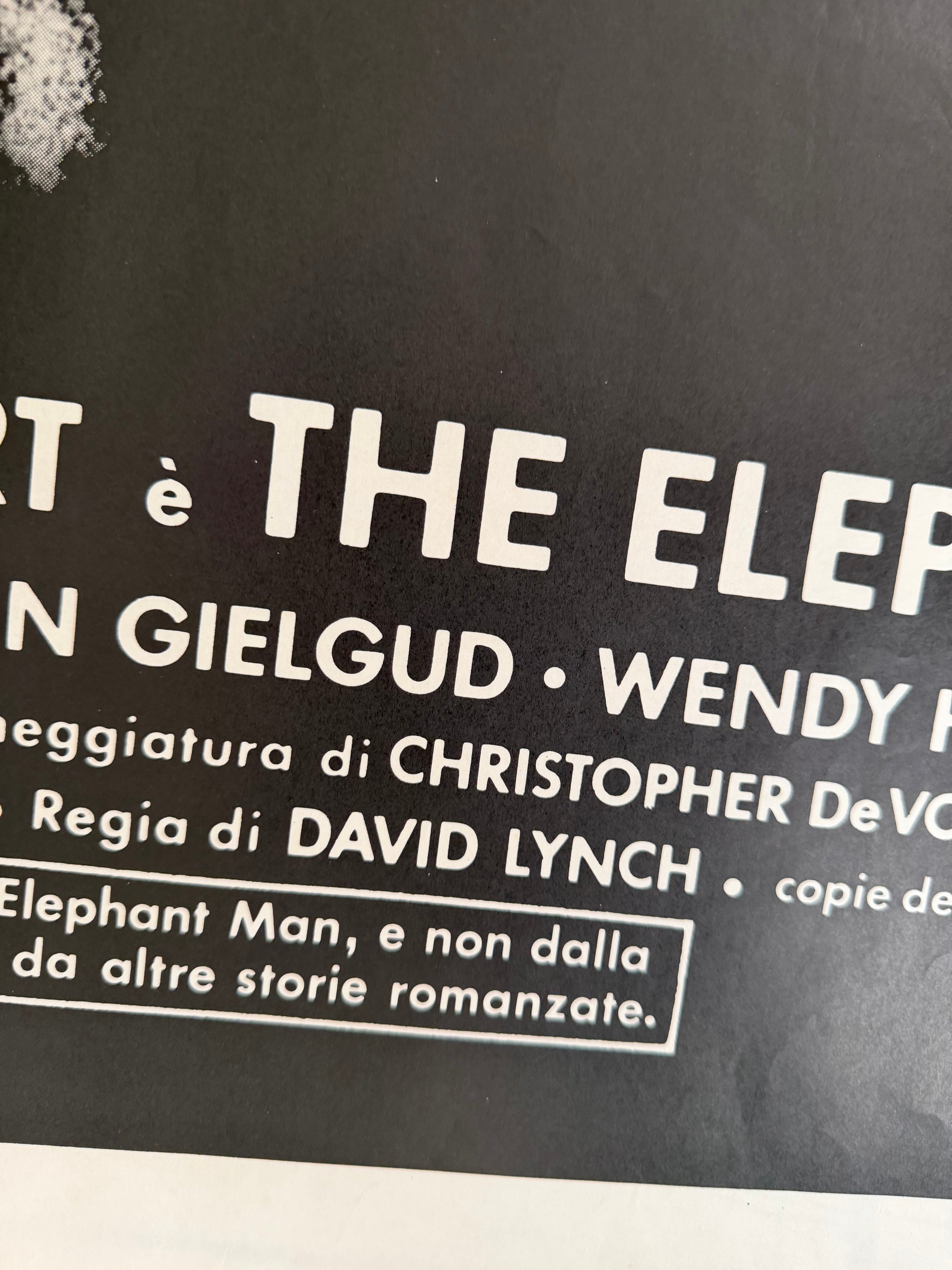 Vintage The Elephant Man Poster