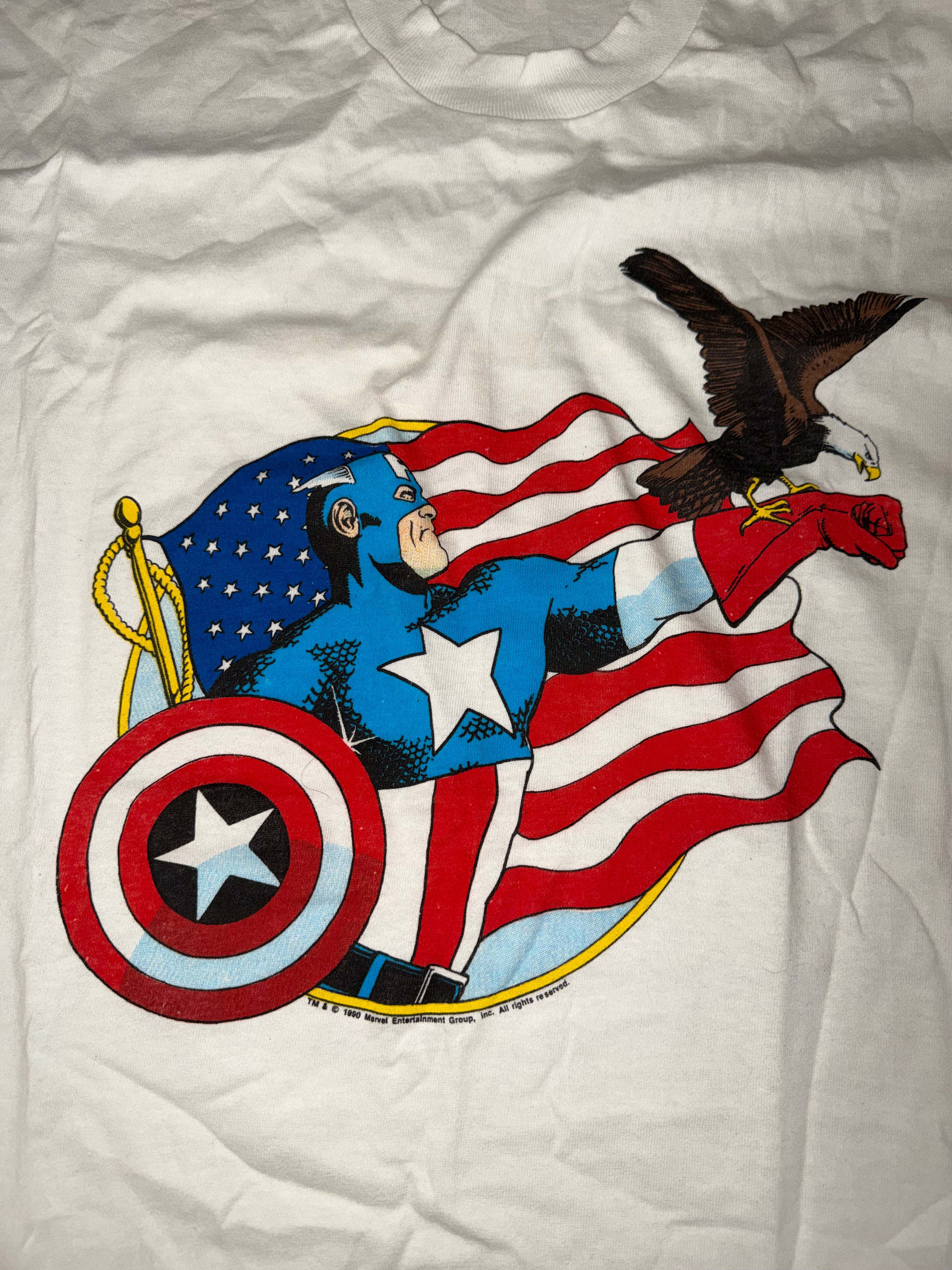 Vintage 90's Captain America T-shirt