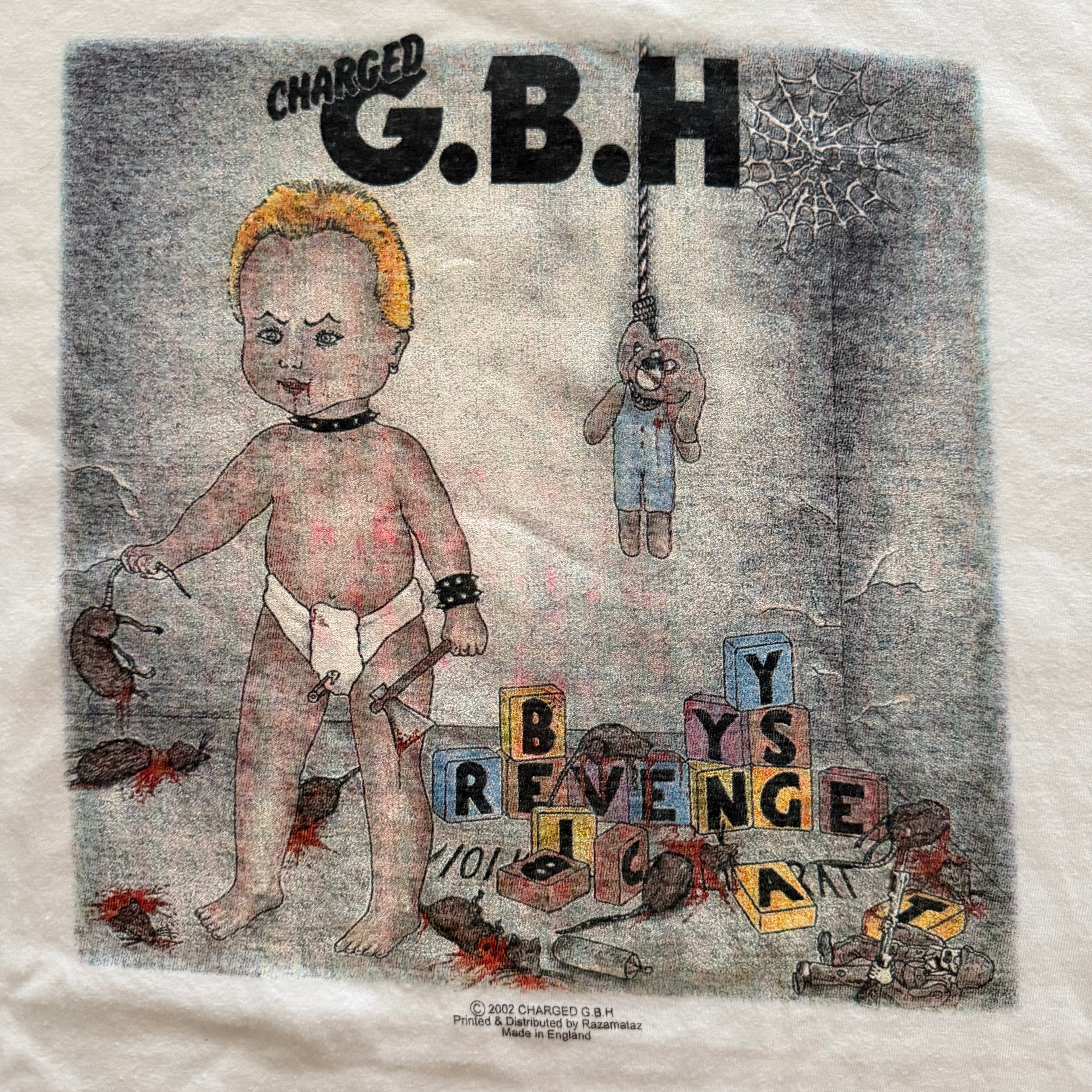 Vintage Charged G.B.H Band 00's T-Shirt