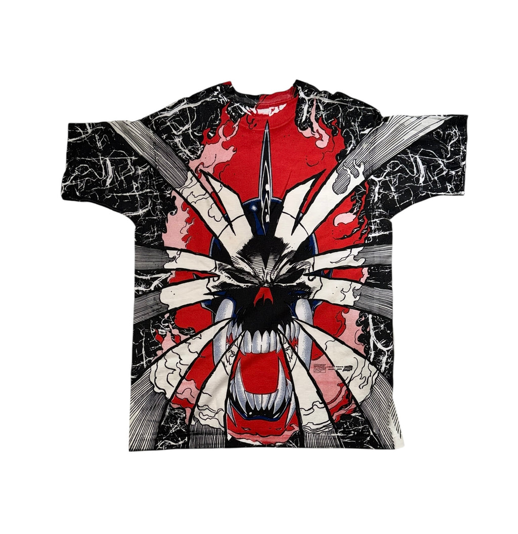 Vintage 90's Vengeance Marvel Mega Print T-Shirt