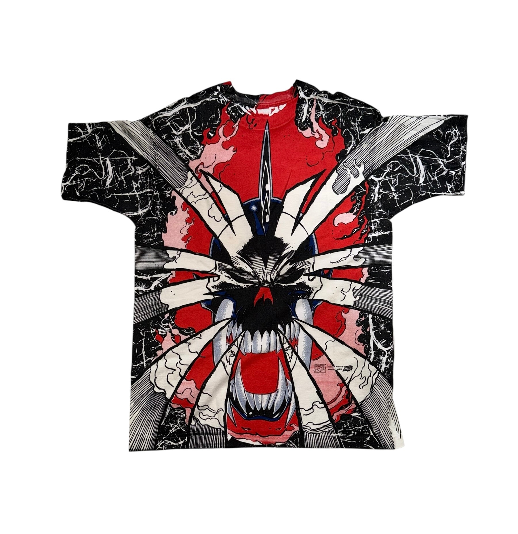 Vintage 90's Vengeance Marvel Mega Print T-Shirt