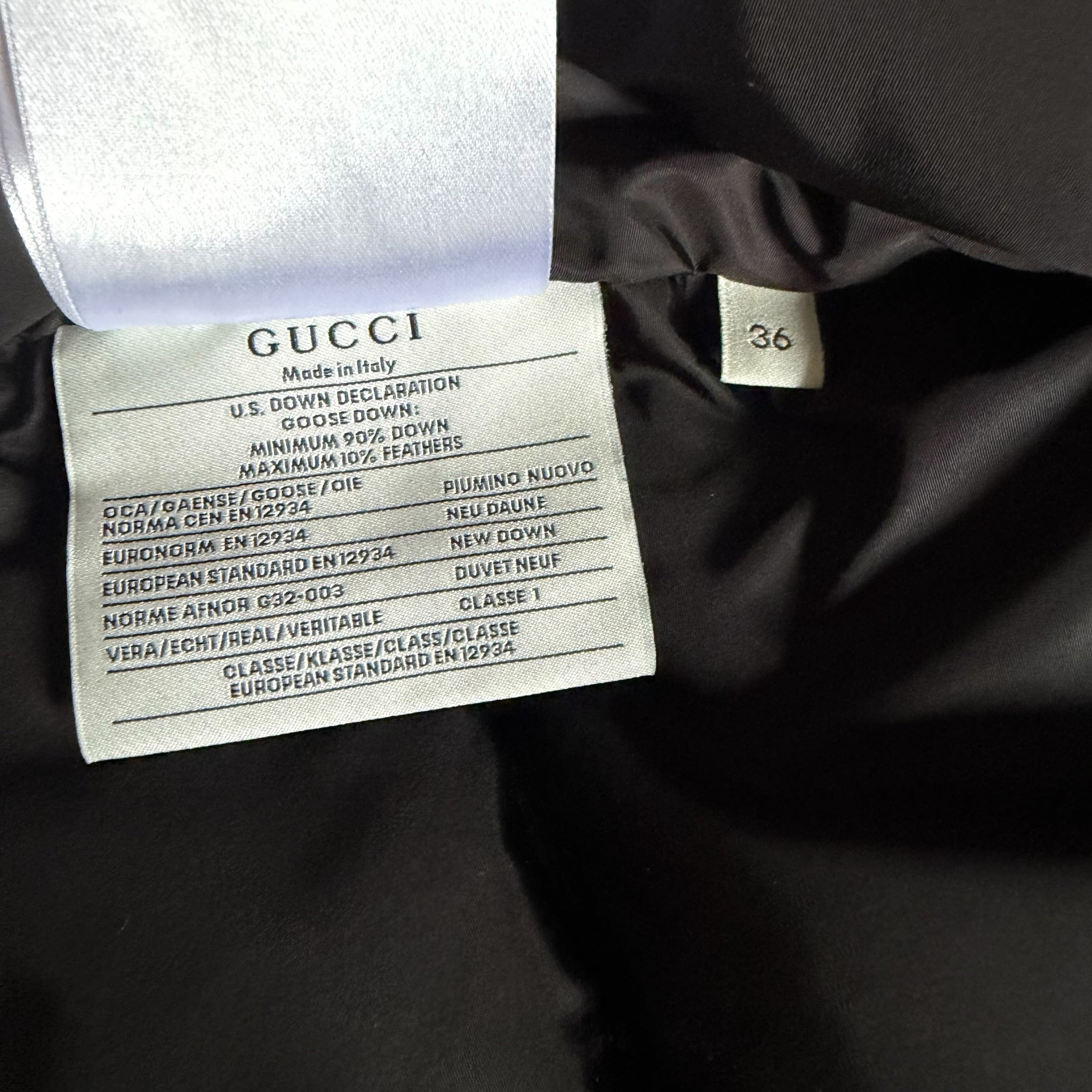 GUCCI PUFFER JACKET