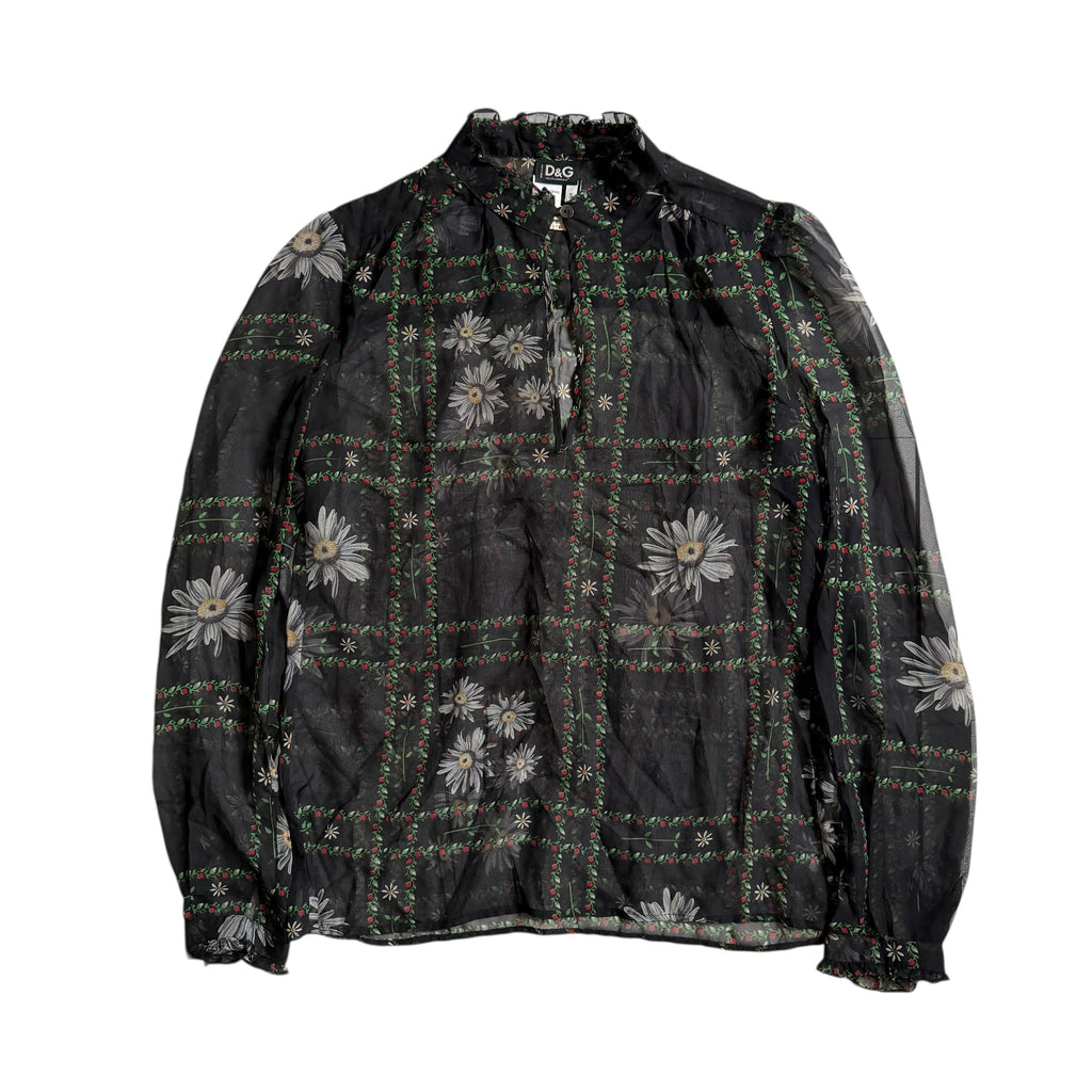 DOLCE & GABBANA SILK BLOUSE