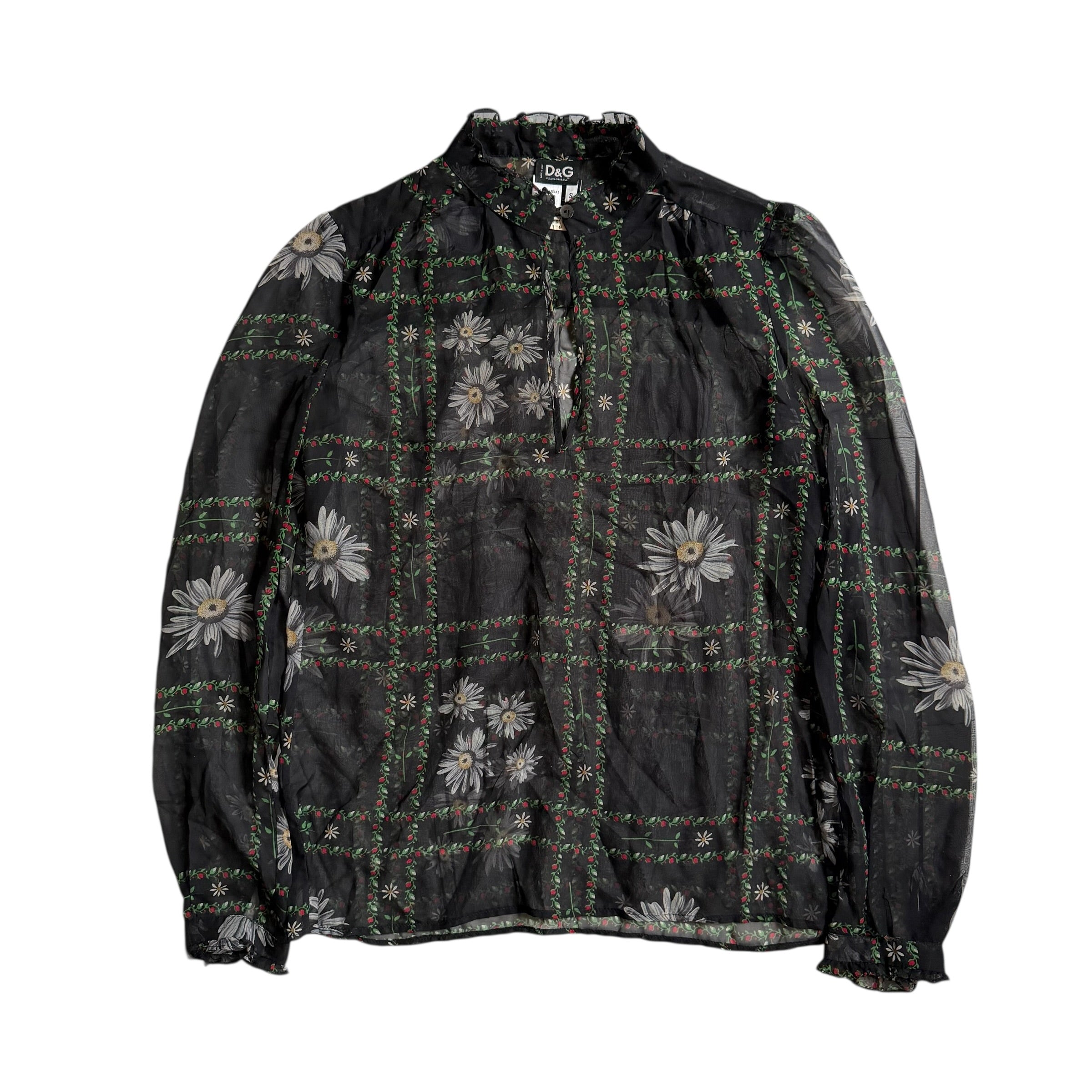 DOLCE & GABBANA SILK BLOUSE