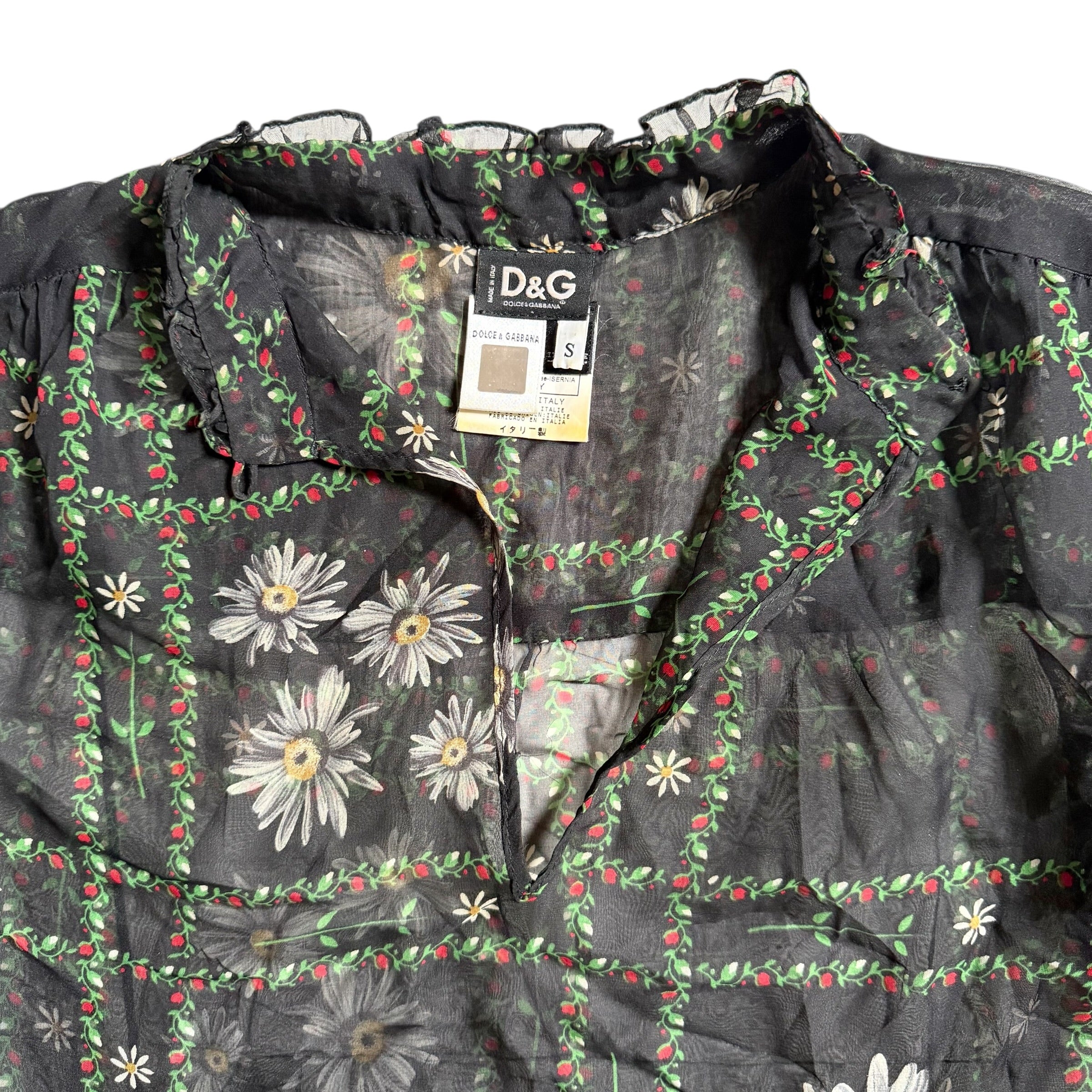 DOLCE & GABBANA SILK BLOUSE