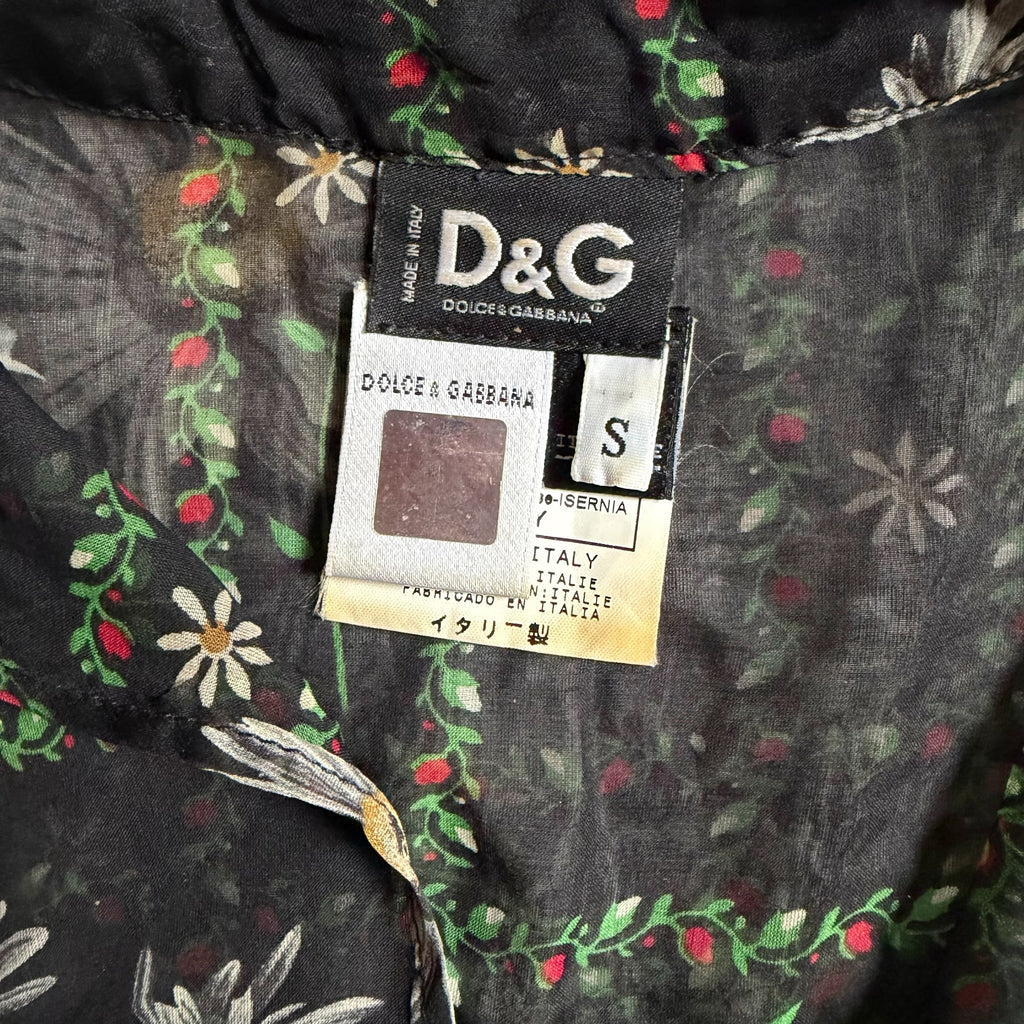 DOLCE & GABBANA SILK BLOUSE