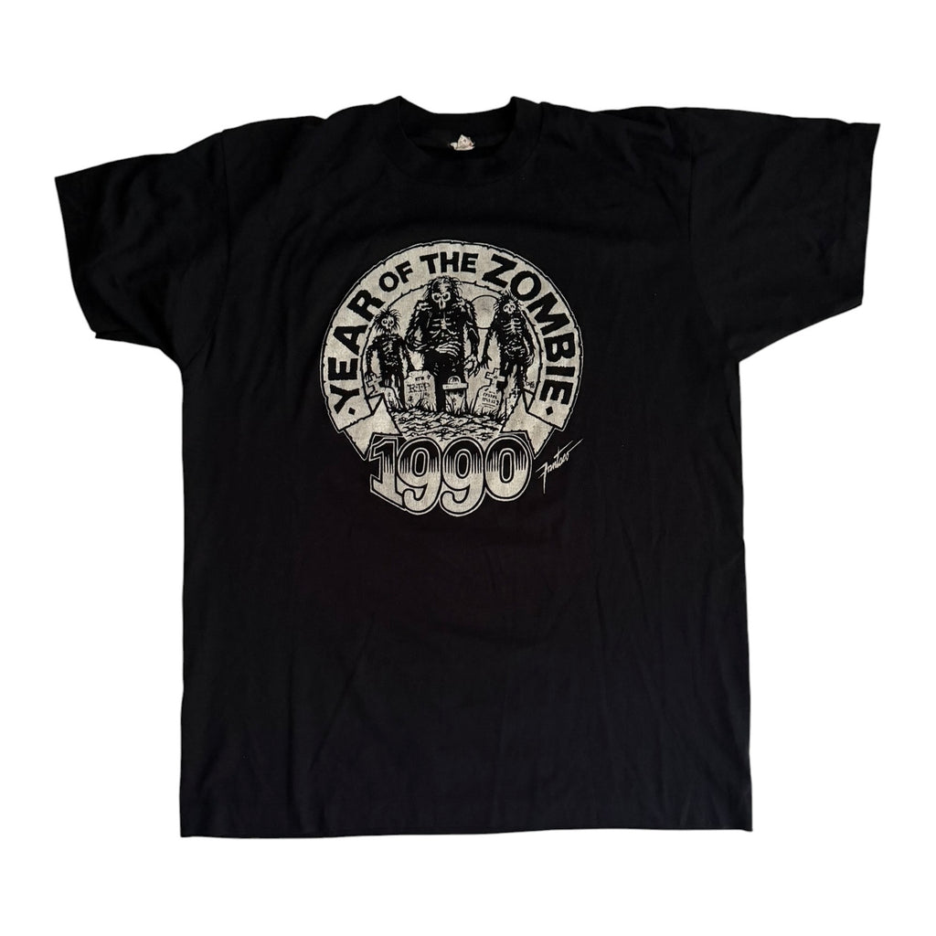 Vintage 1990 Year of the Zombie Comic T-Shirt