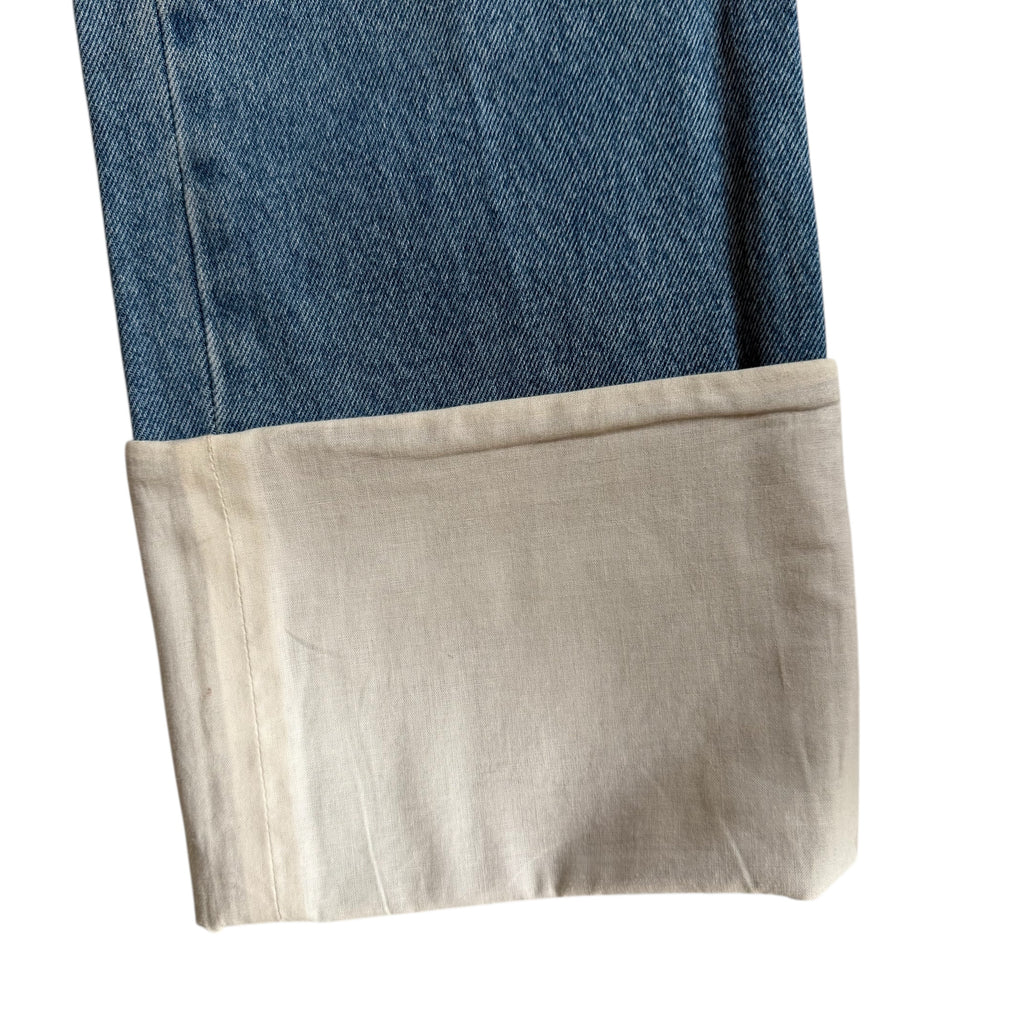 LOEWE PATCHWORK DENIM PANTS