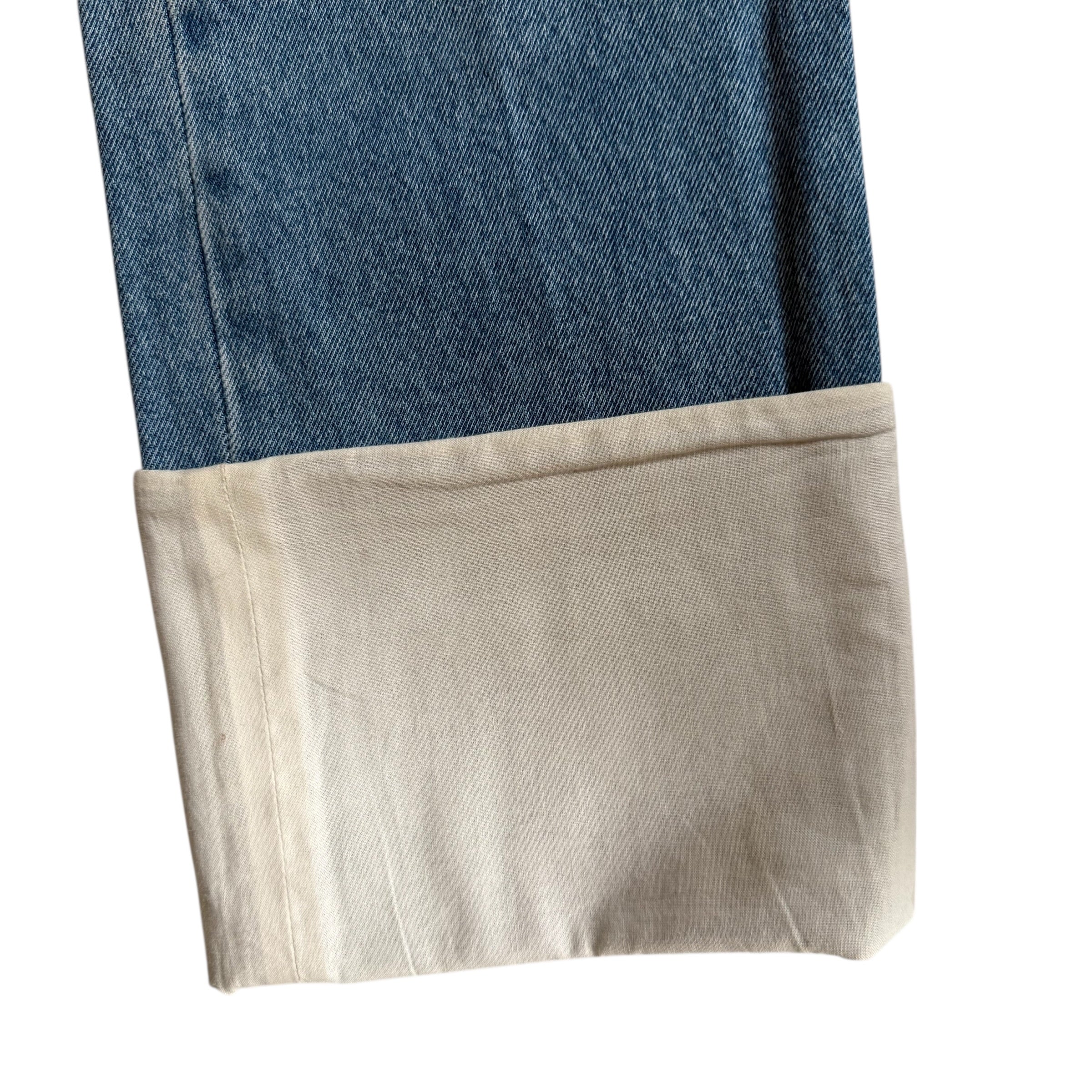 LOEWE PATCHWORK DENIM PANTS