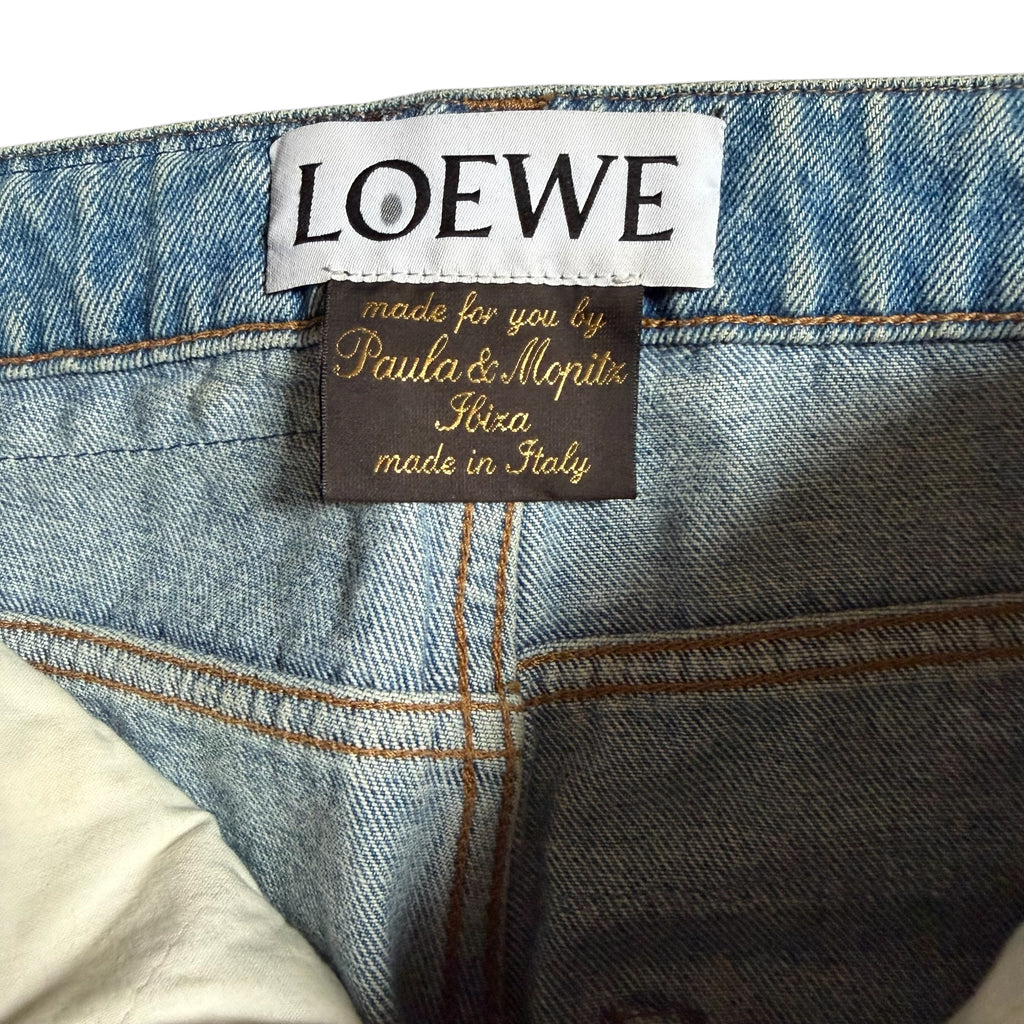 LOEWE PATCHWORK DENIM PANTS