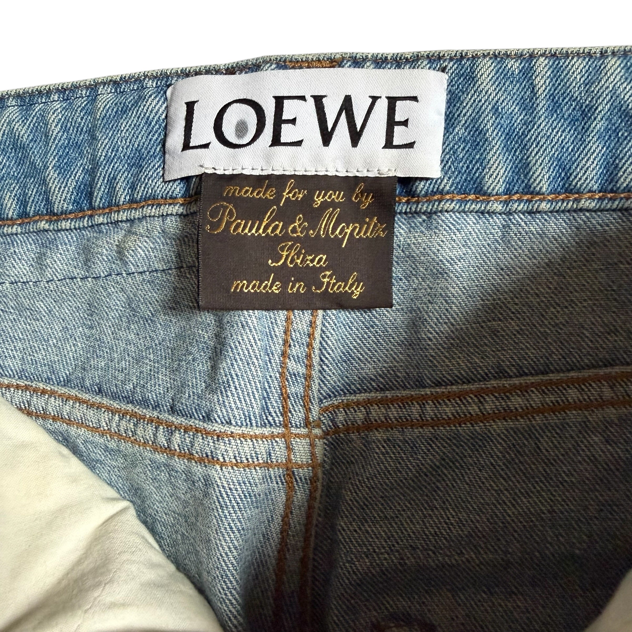 LOEWE PATCHWORK DENIM PANTS