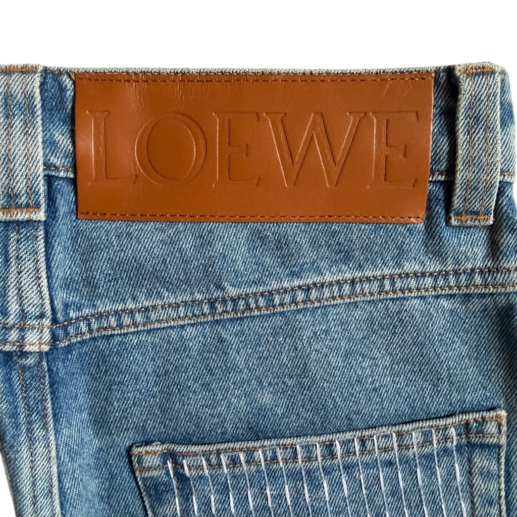 LOEWE PATCHWORK DENIM PANTS