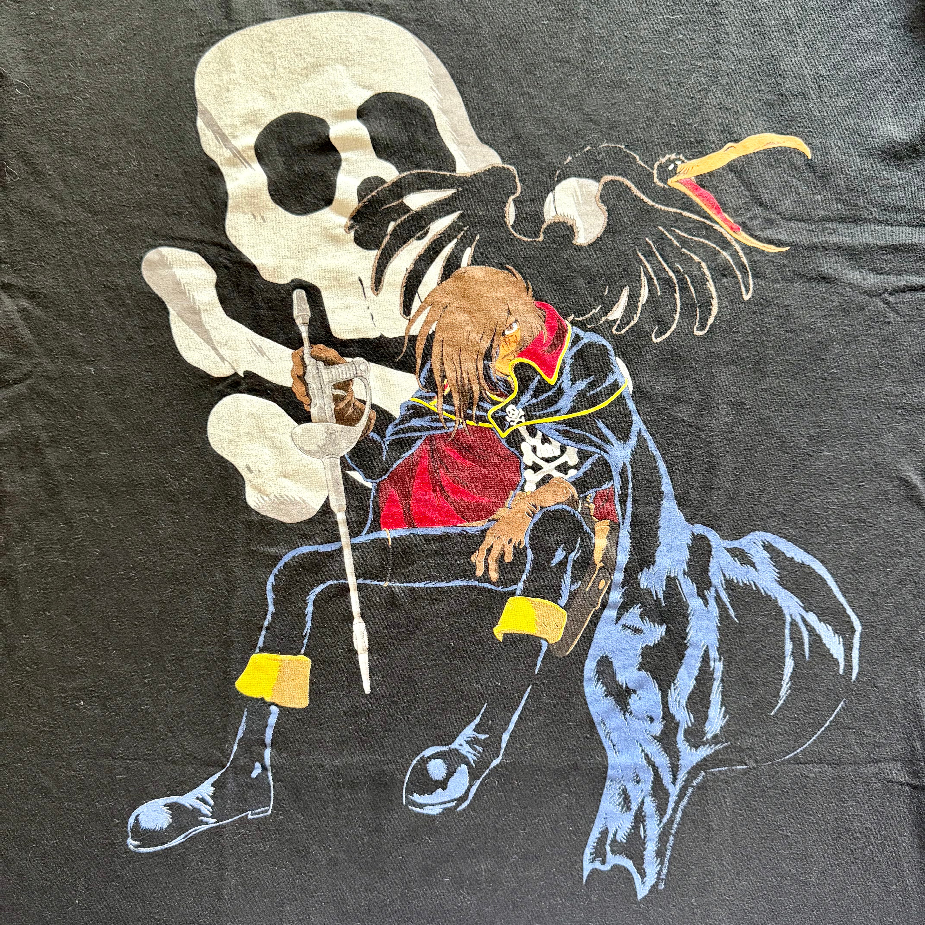 Vintage Capitan Harlock Anime Manga 00s T-Shirt