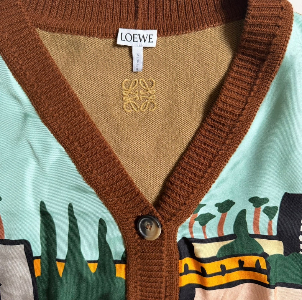 LOEWE PRINTED CARDIGAN