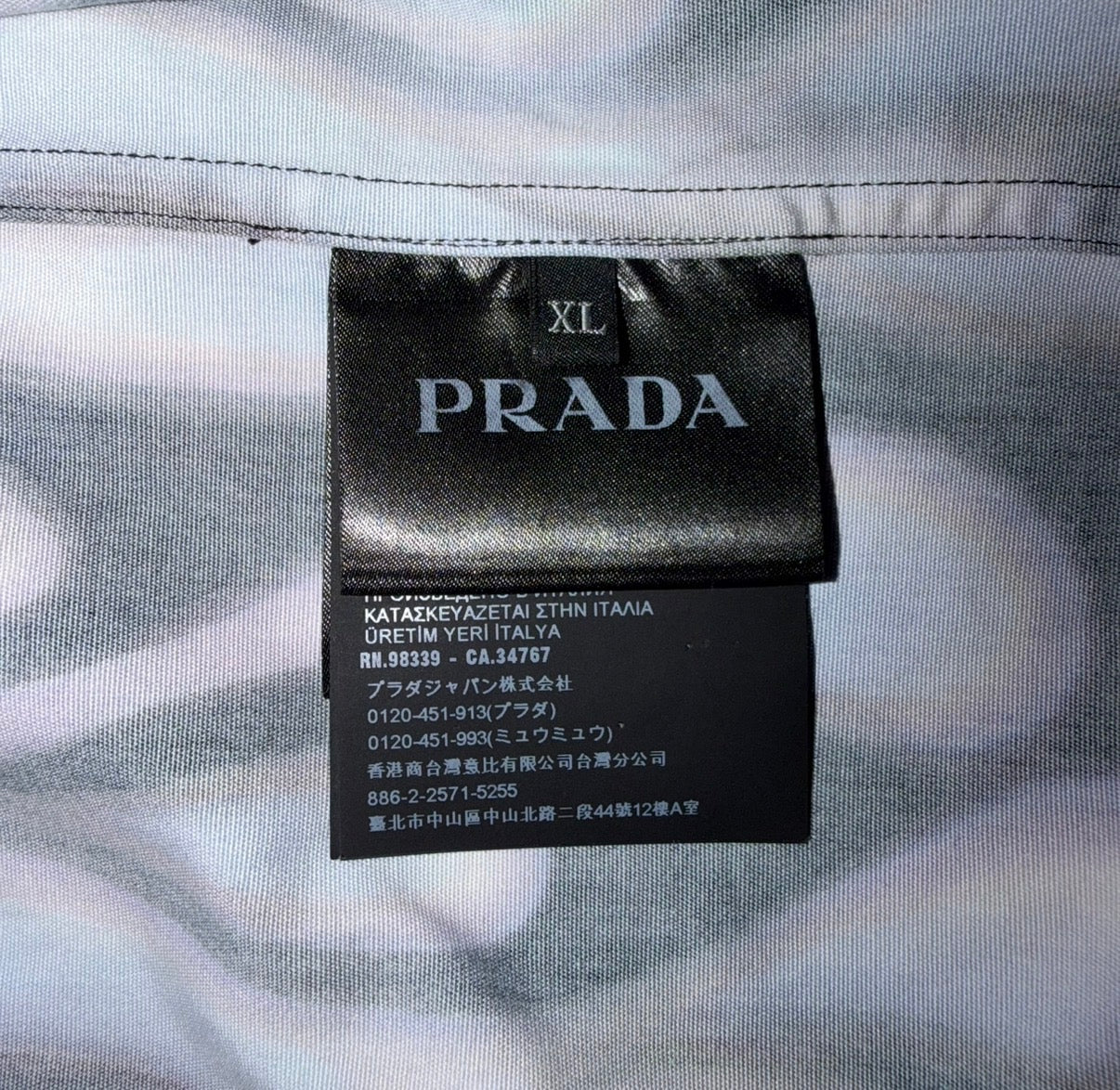 PRADA DOUBLE MATCH SHIRT