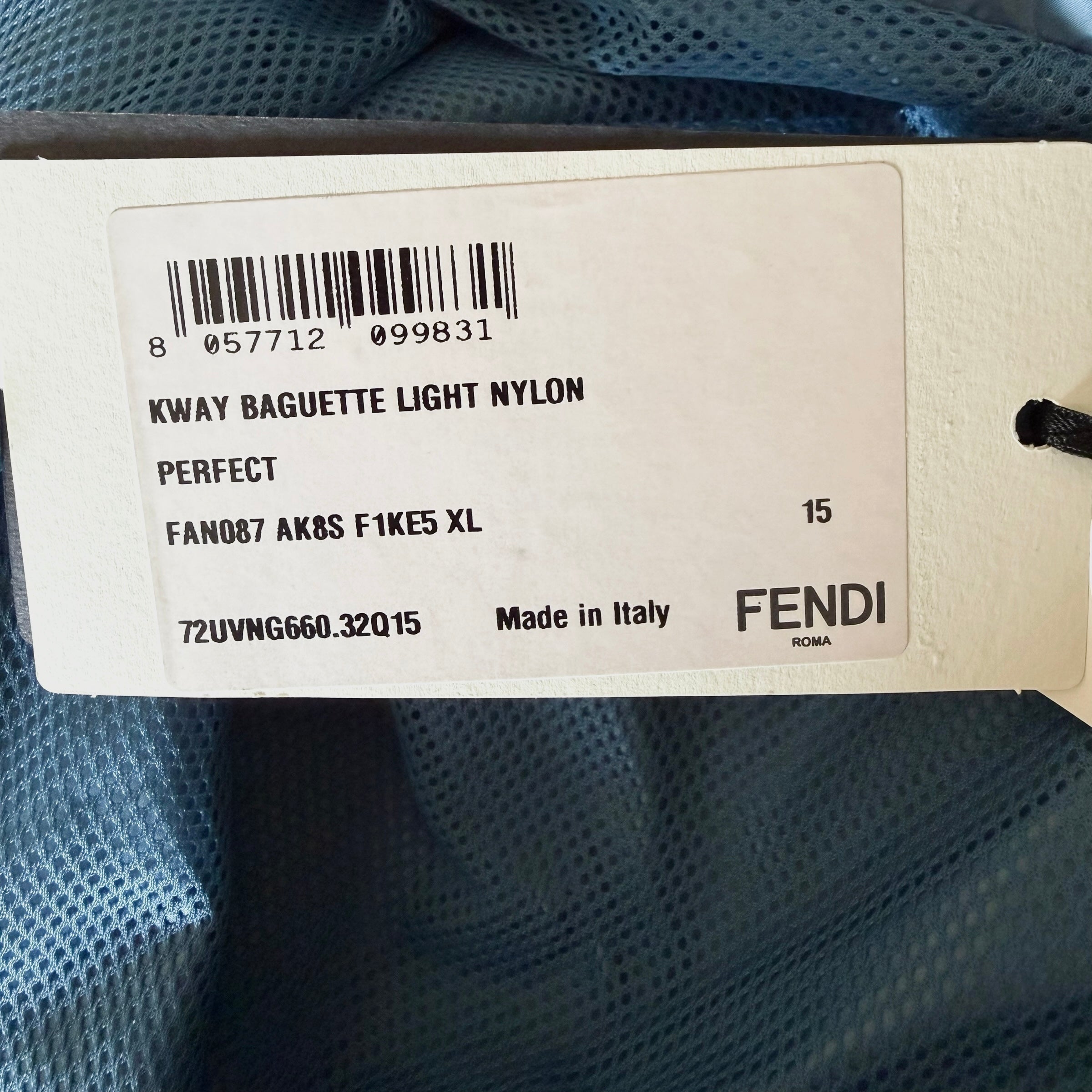 Fendi 2023 Kway Baguette Windbreaker Jacket