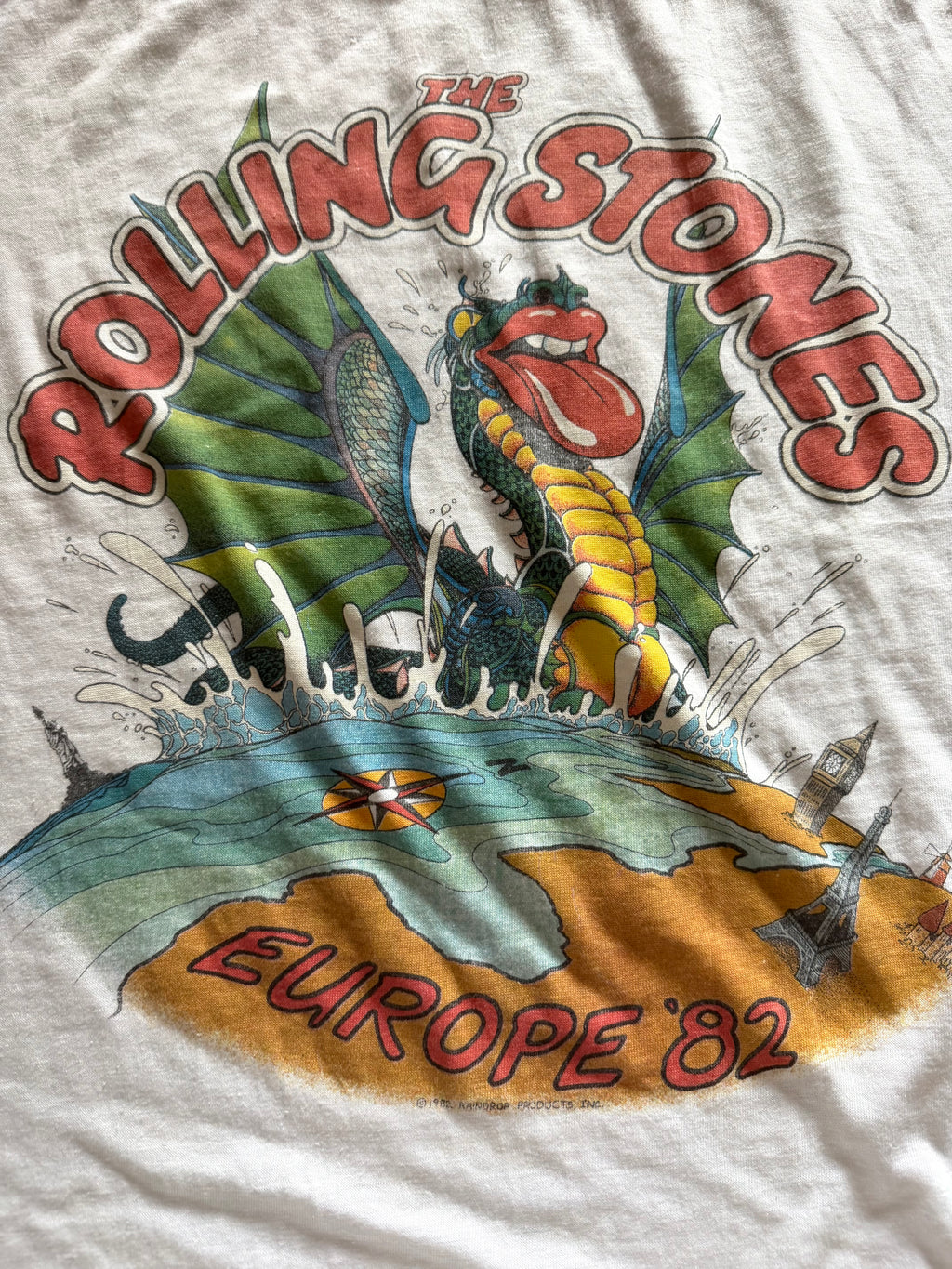 Vintage The Rolling Stones 80s Tshirt