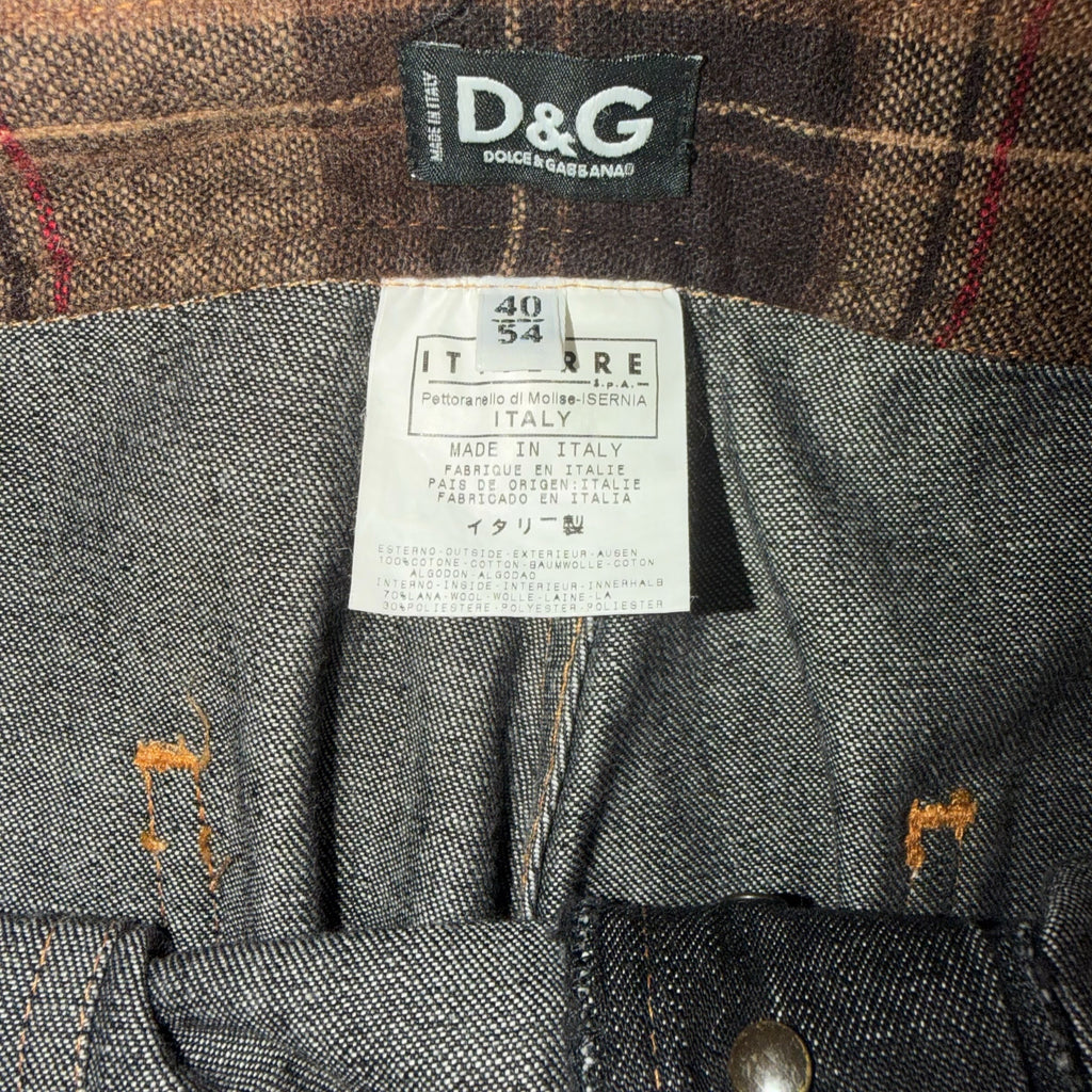 DOLCE & GABBANA DENIM TROUSERS