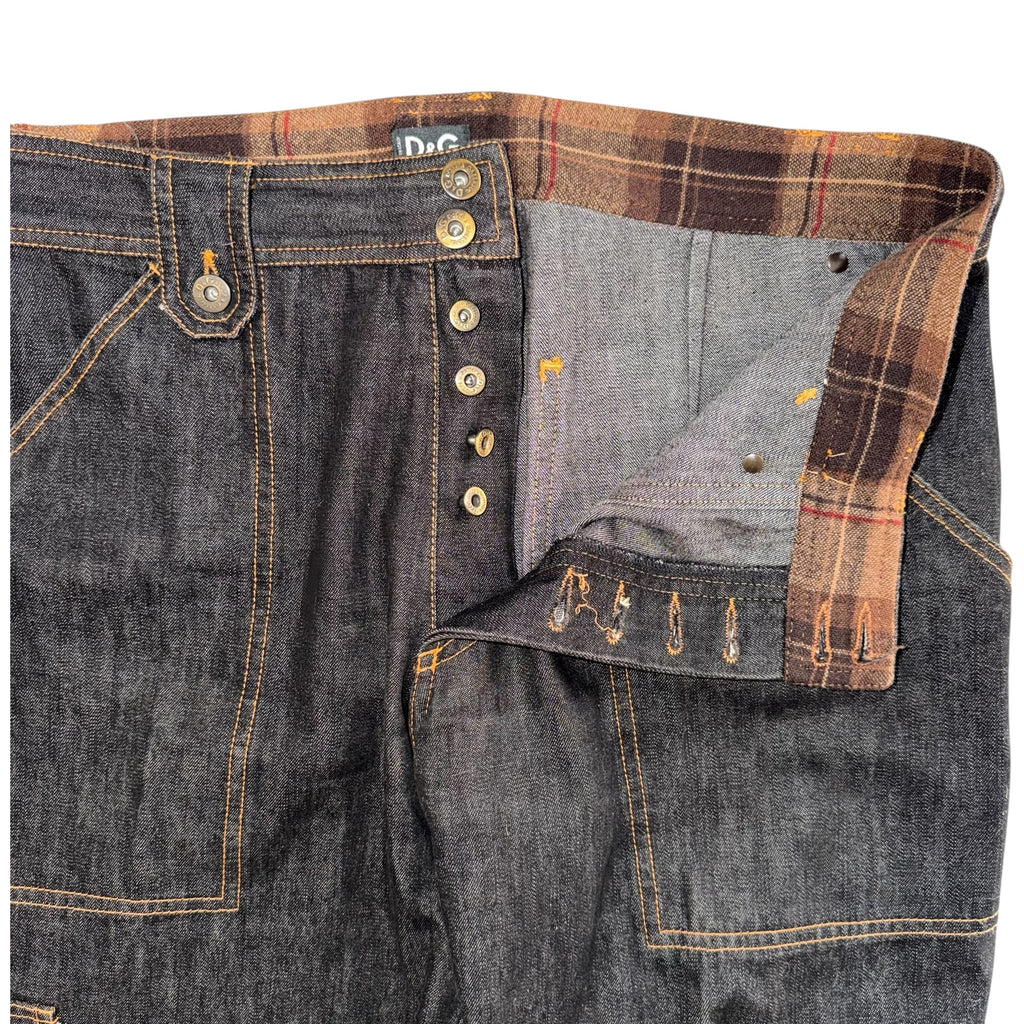 DOLCE & GABBANA DENIM TROUSERS
