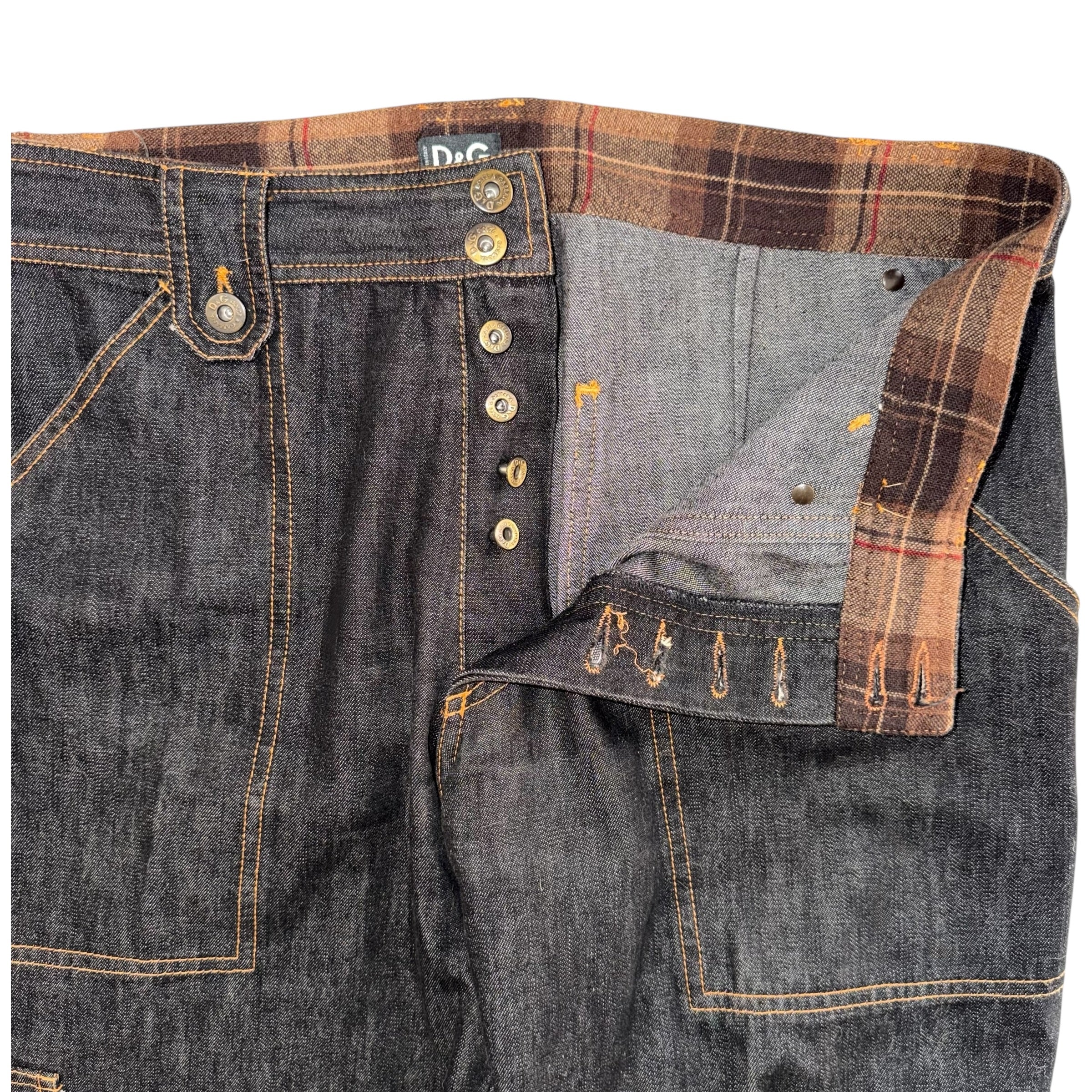 DOLCE & GABBANA DENIM TROUSERS