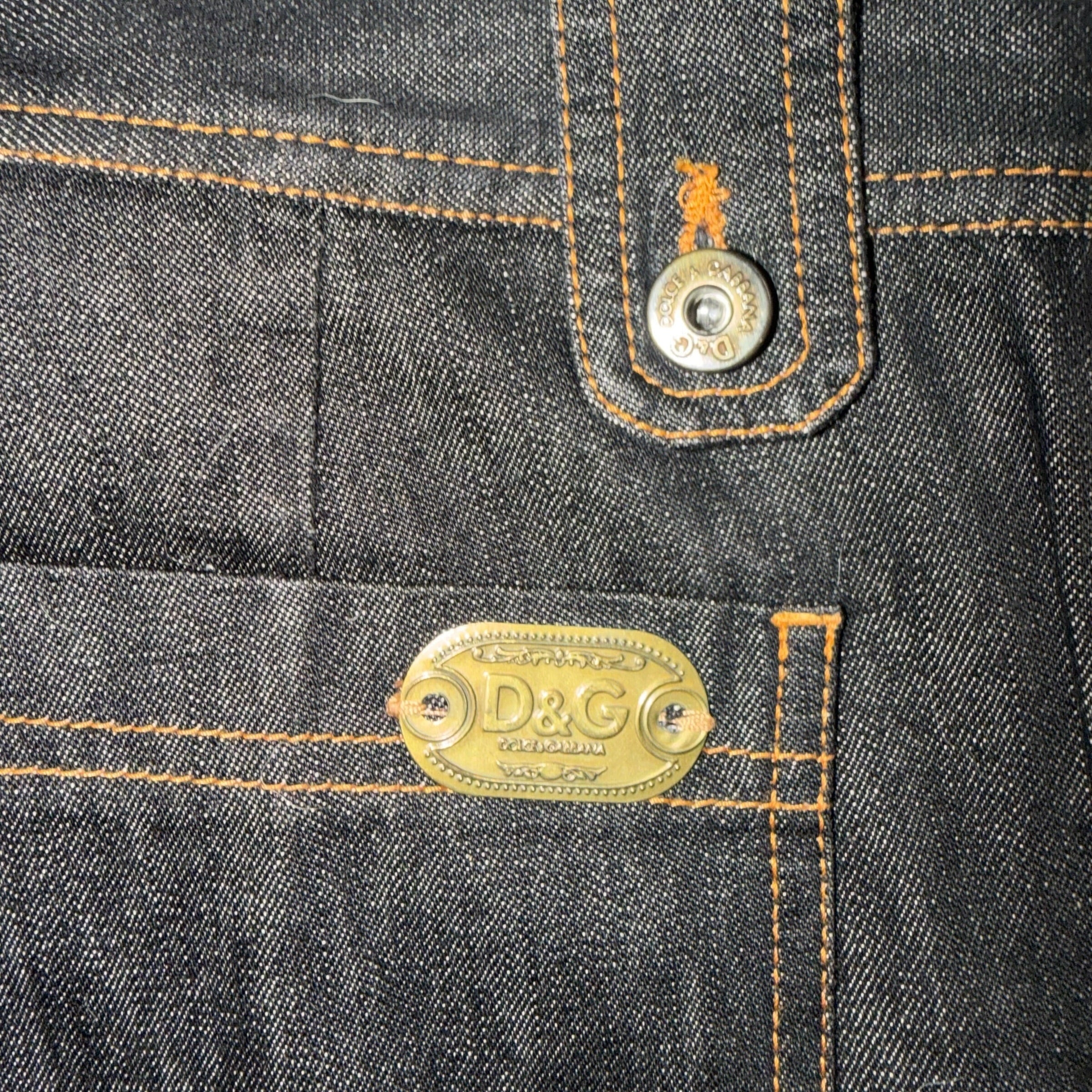 DOLCE & GABBANA DENIM TROUSERS