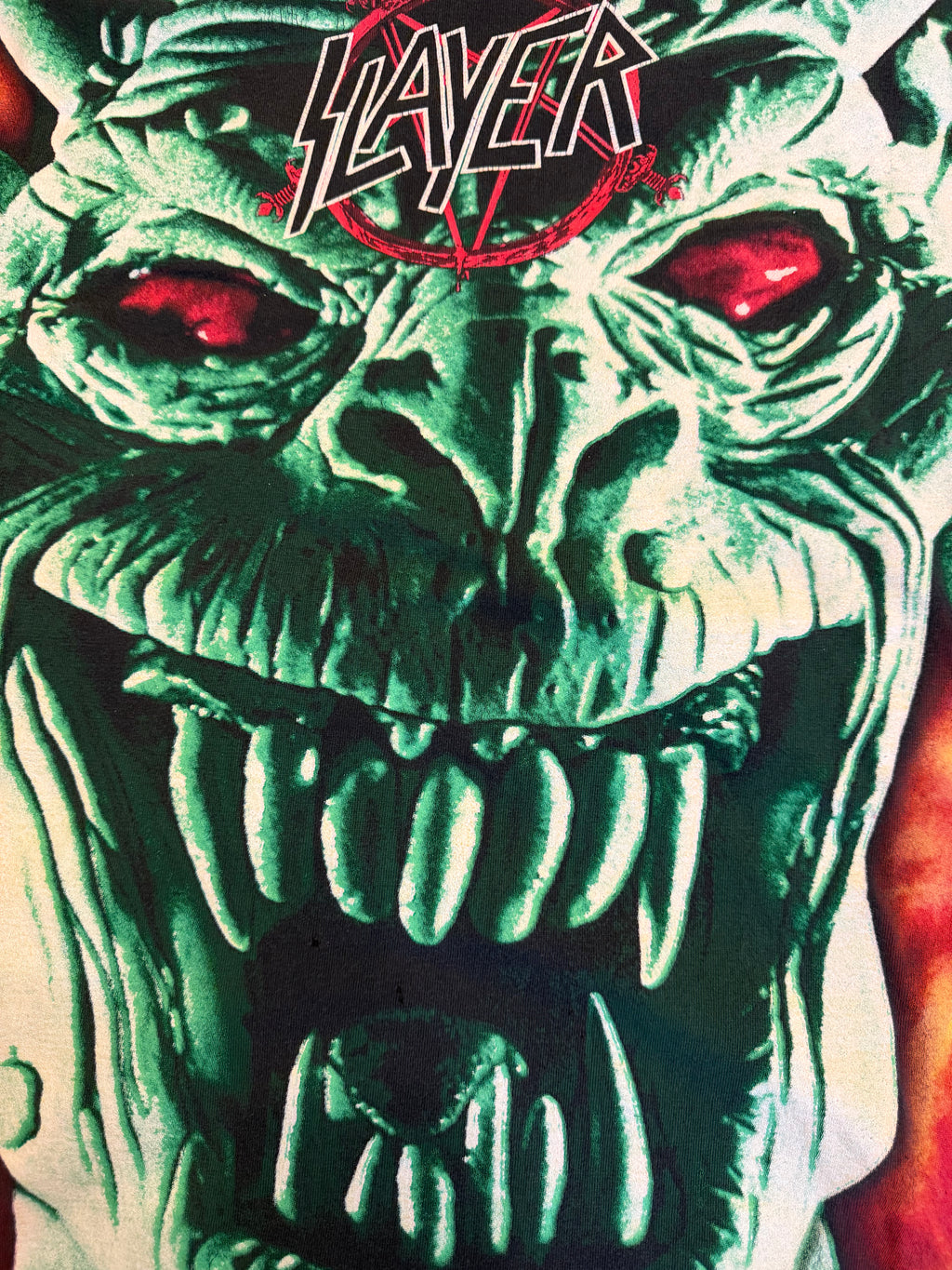 Vintage 90's Slayer All Over Print T-Shirt