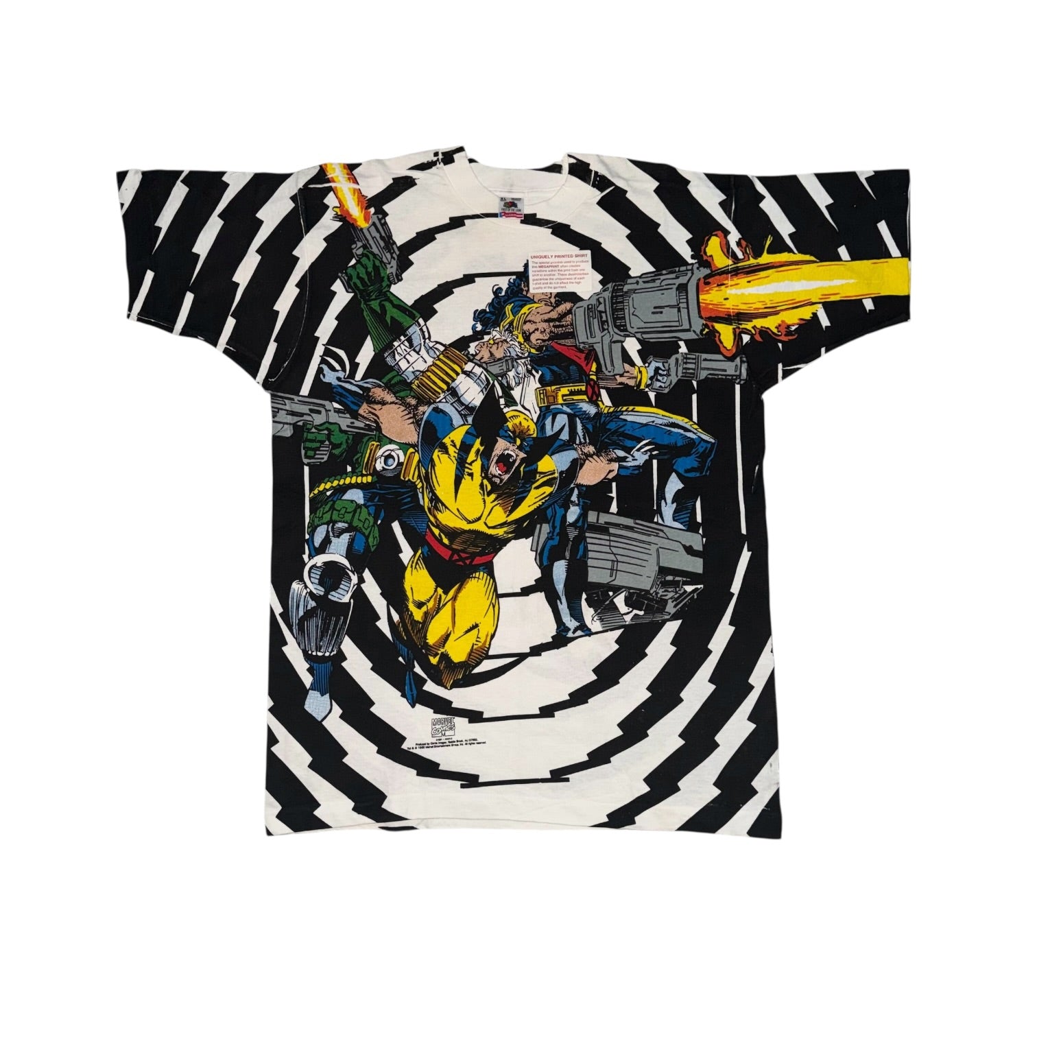 Vintage 90's X MEN Mega Print Marvel T-Shirt