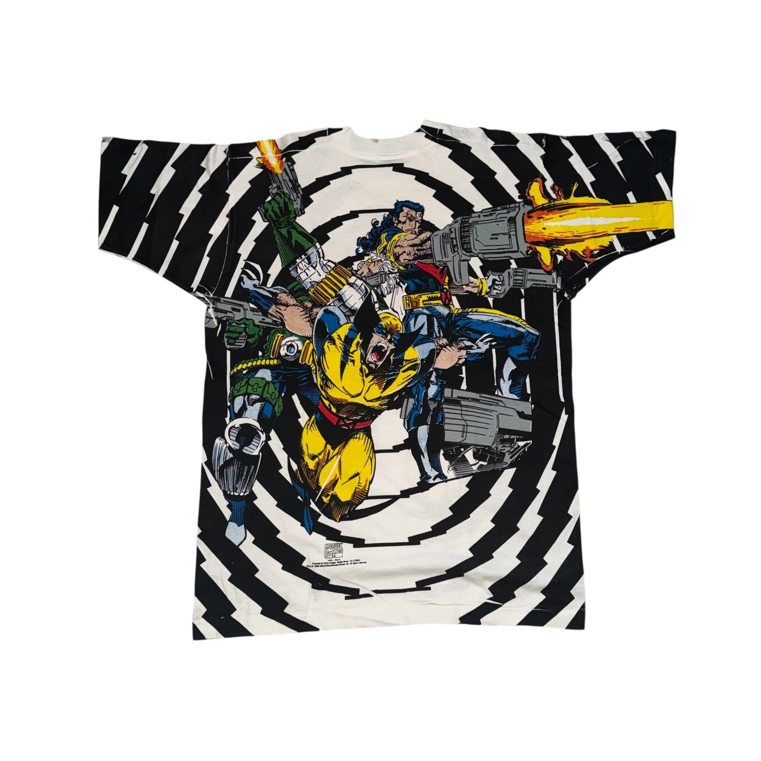 Vintage 90's X MEN Mega Print Marvel T-Shirt