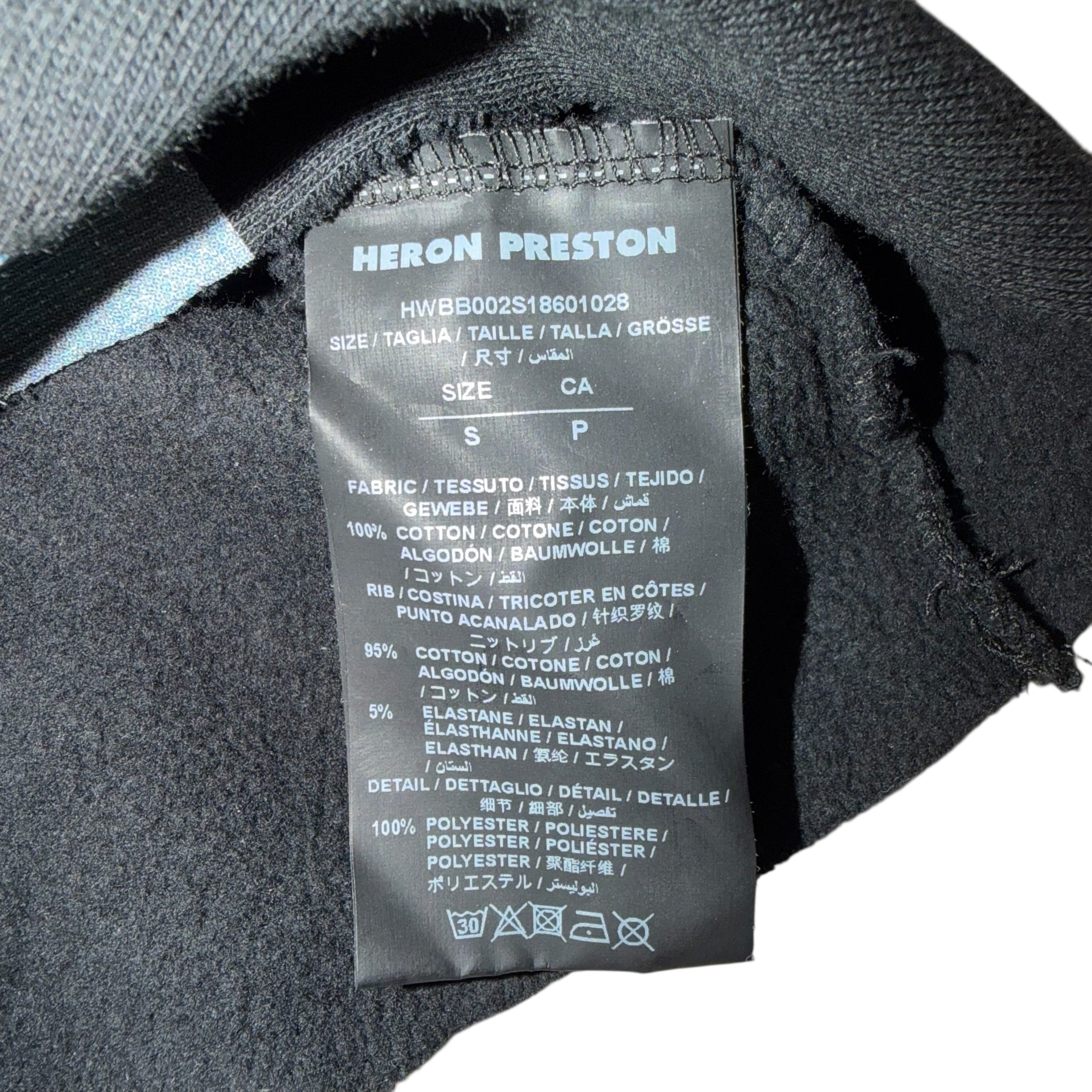 HERON PRESTON CROP HOODIE
