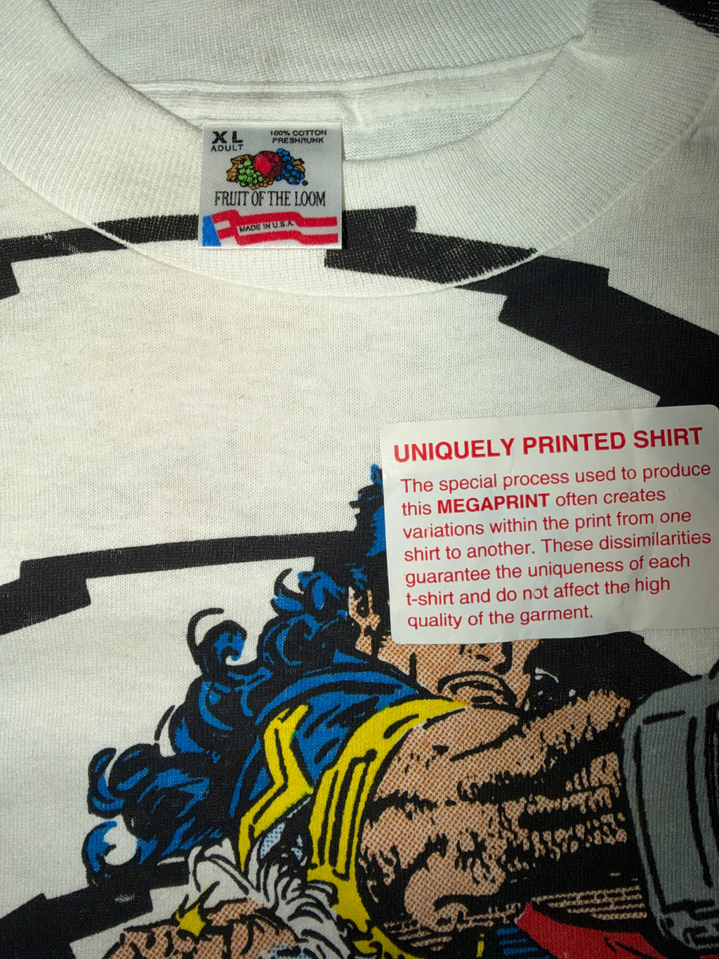 Vintage 90's X MEN Mega Print Marvel T-Shirt