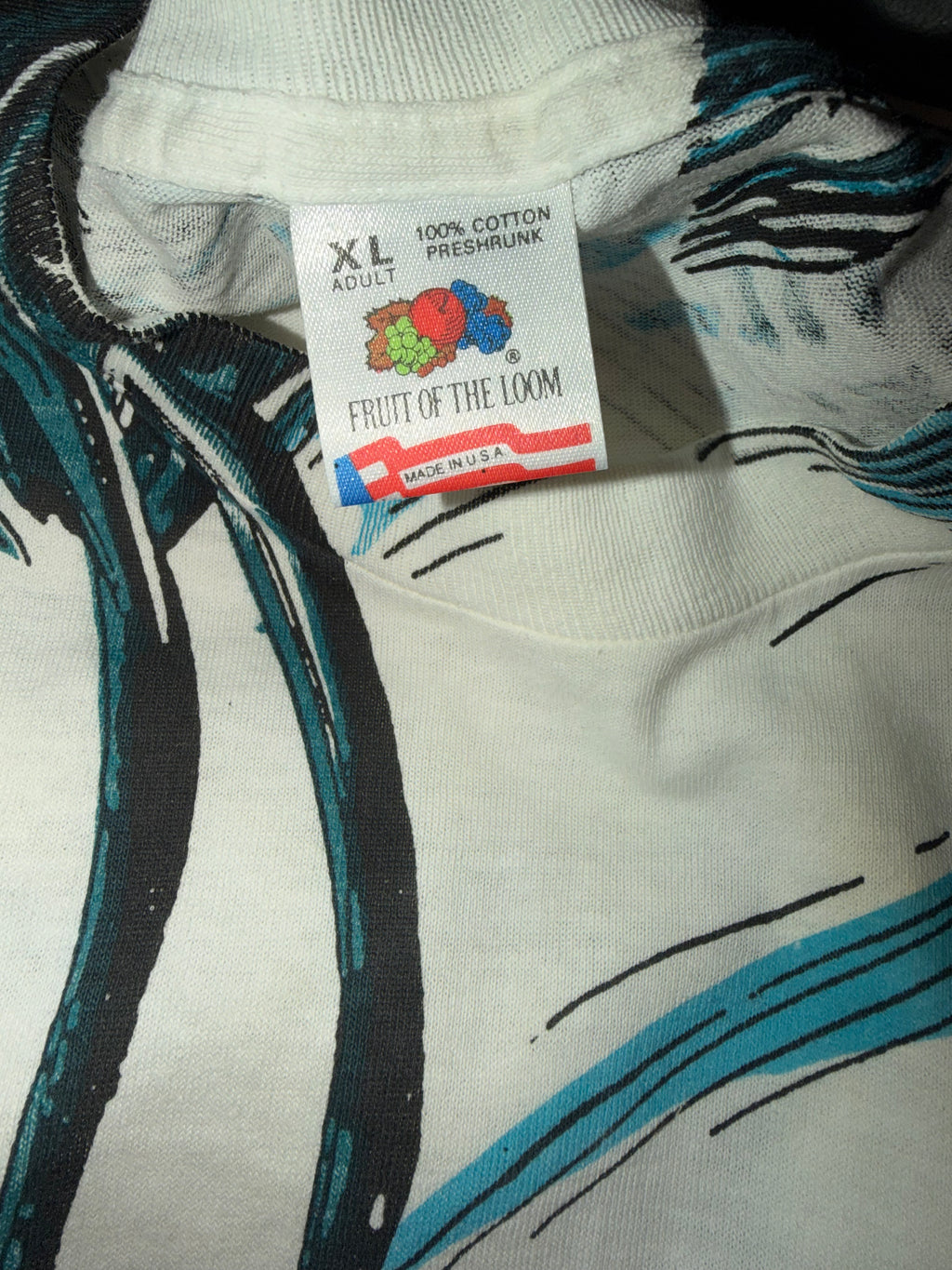 Vintage 90's Morbius Mega Print Marvel T-Shirt