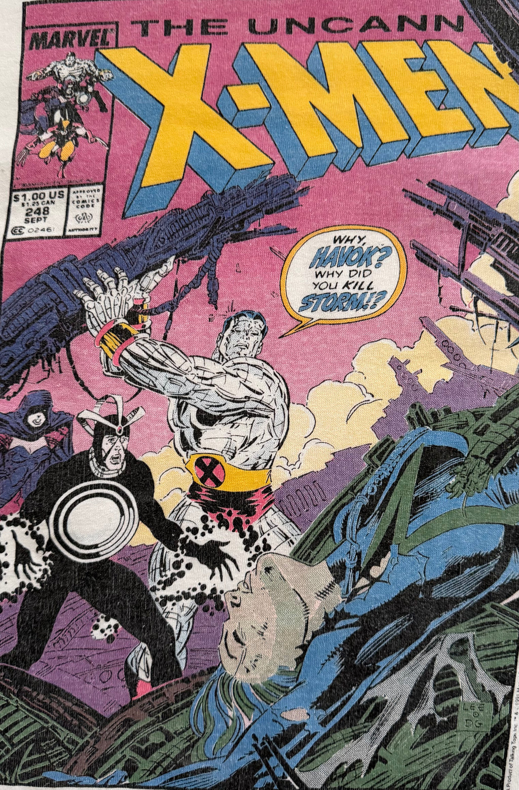 Vintage The Uncanny X Men Marvel 1991 T-Shirt