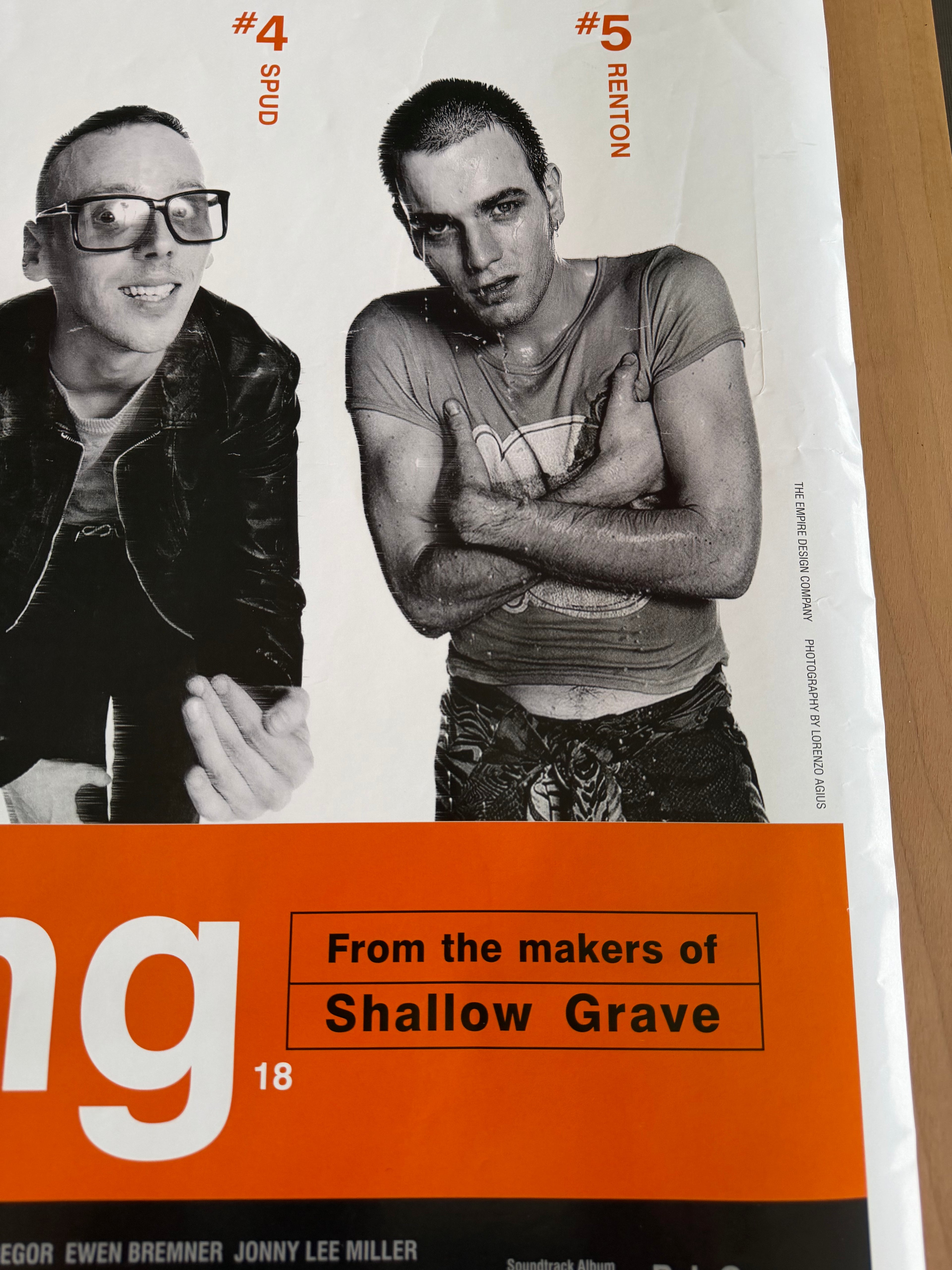 Vintage Trainspotting Movie Poster